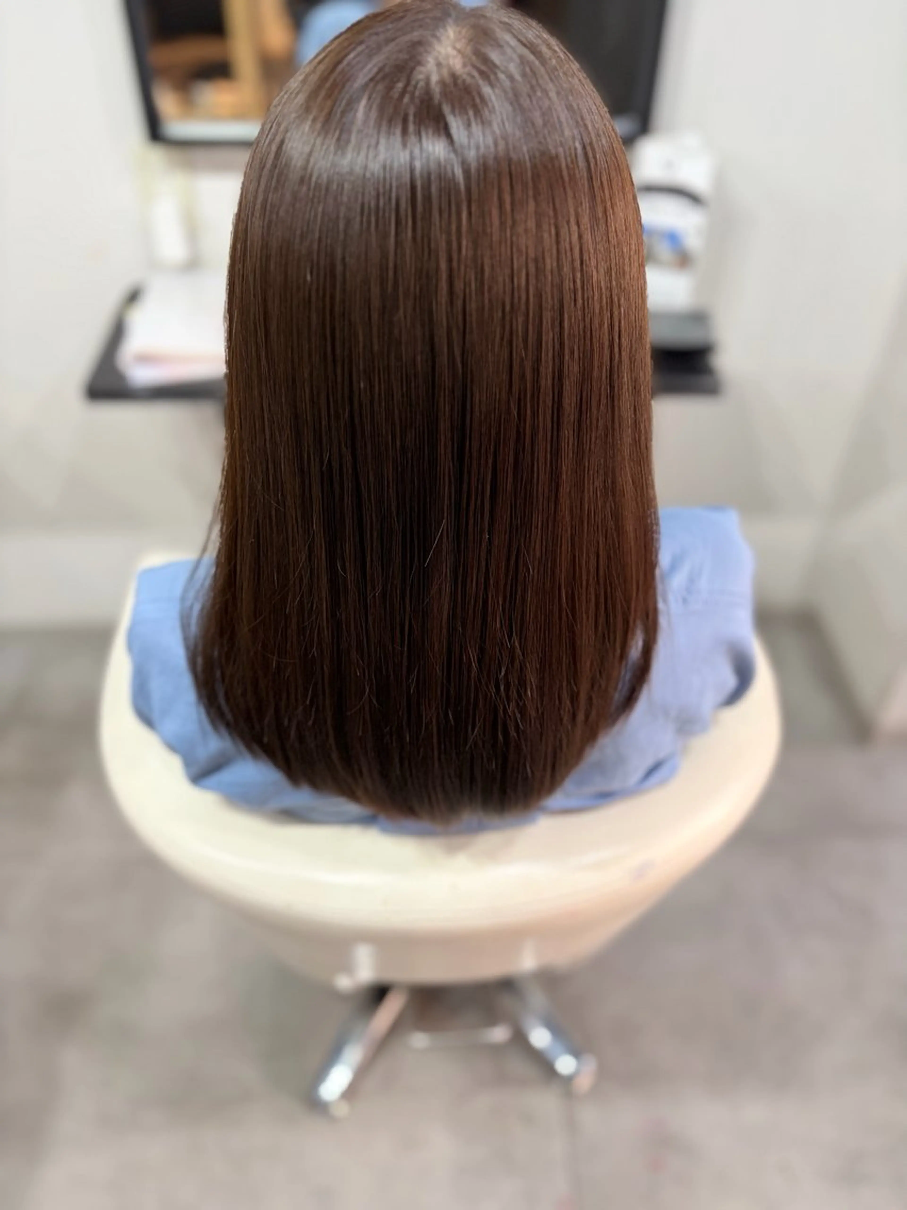 カラー ヘアカラー ヘッドスパ ストレート/カラー 特化雪本☃️のヘアスタイル