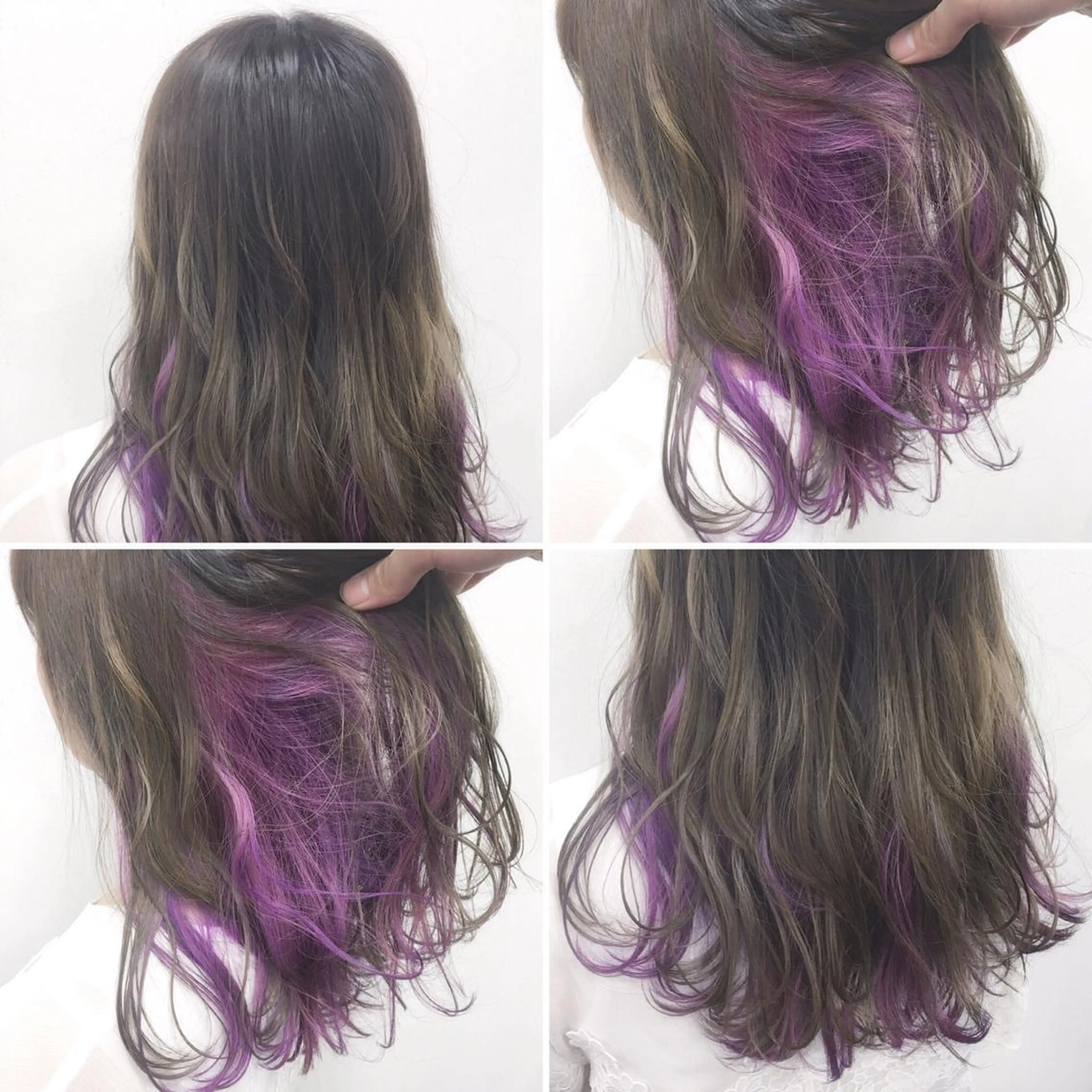 セミロング カラー エクステの神様 ▫️原島ユウヤ▫️のヘアスタイル