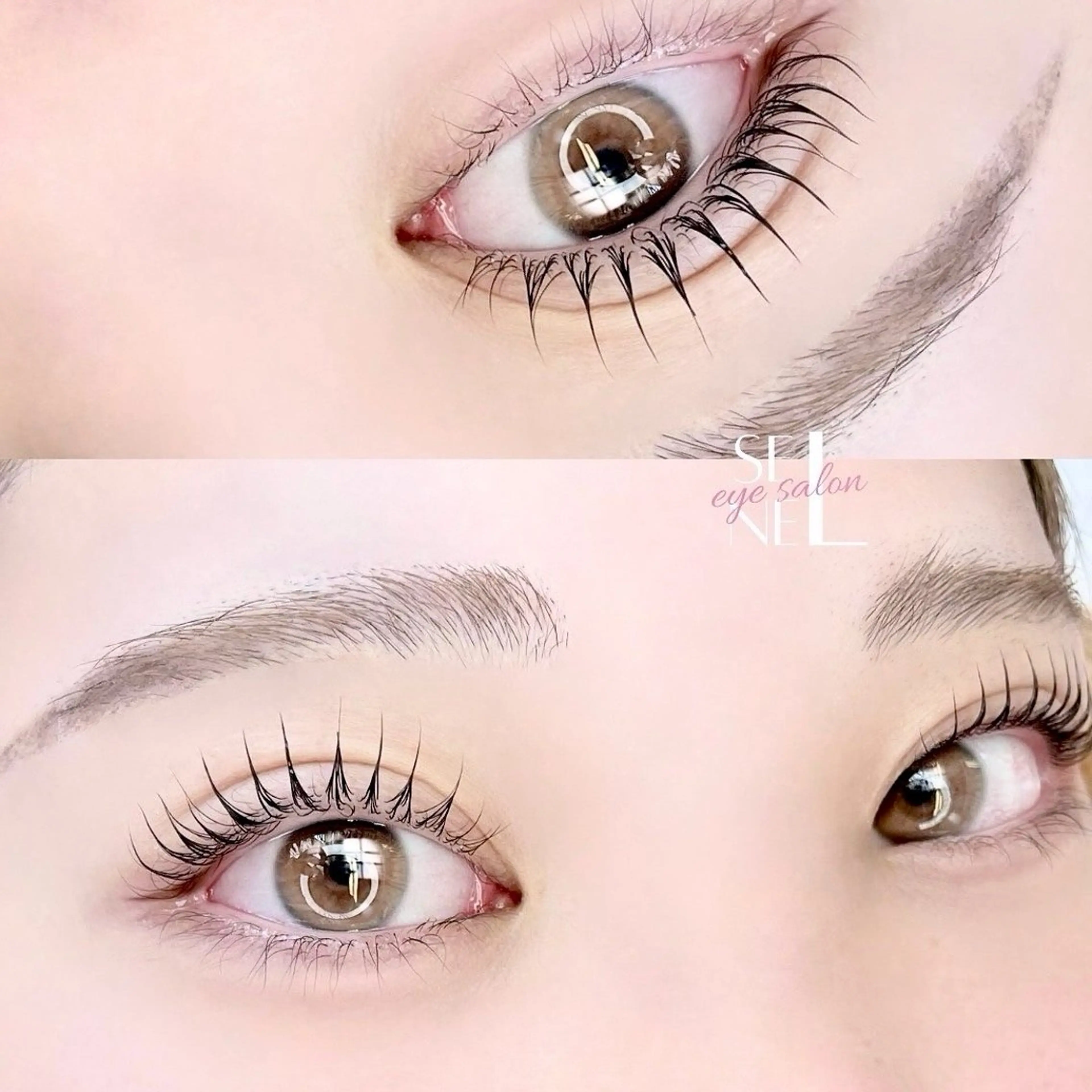 《人気No.1✨》マツエクフラットラッシュ100本➕流行りの束感コーティング付き ￥4950​〜​🎀の写真