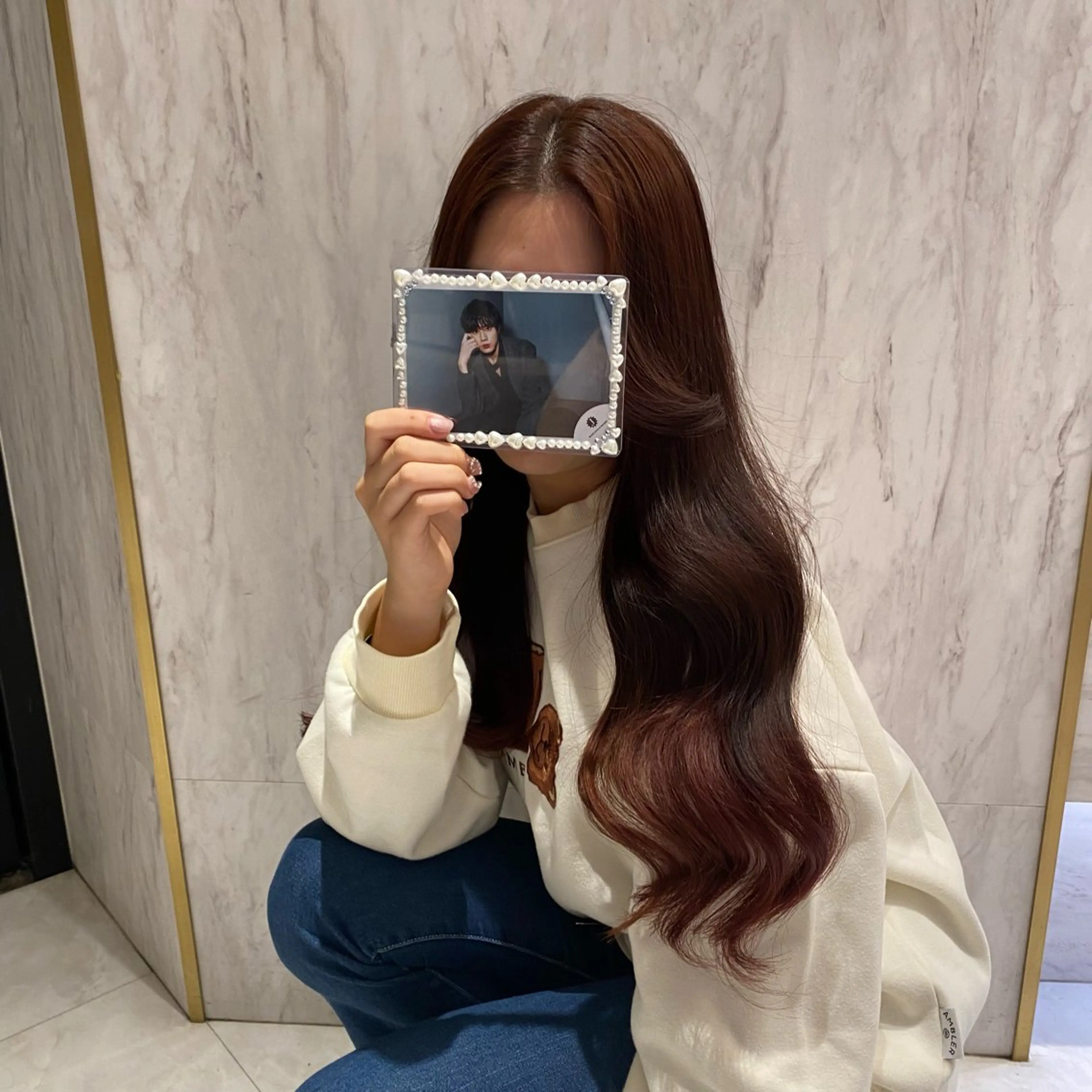 ロング カラー募集中 広井優菜のヘアスタイル