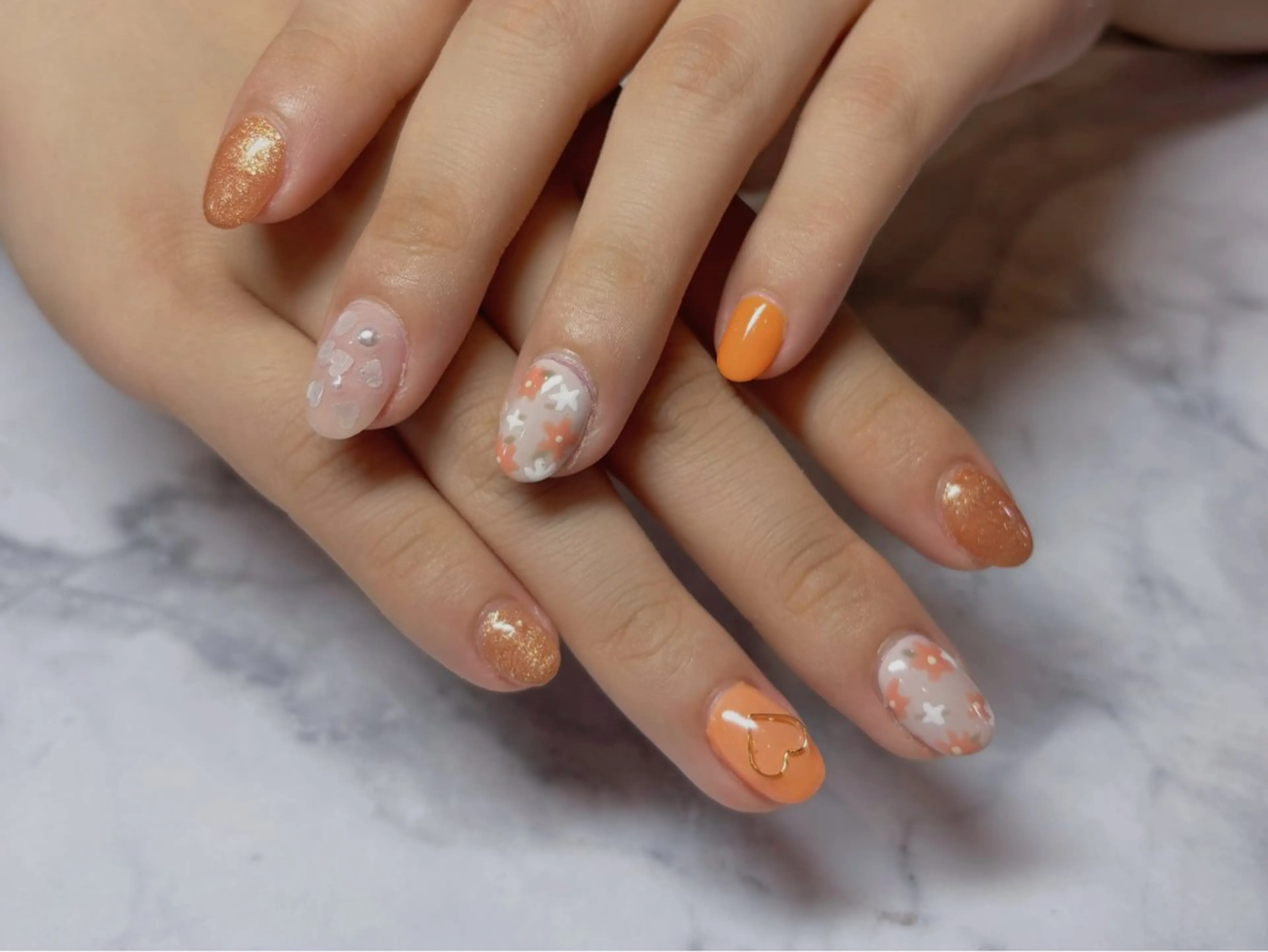 ネイル ハンドネイル 肥後joieange 心斎橋店のネイルデザイン