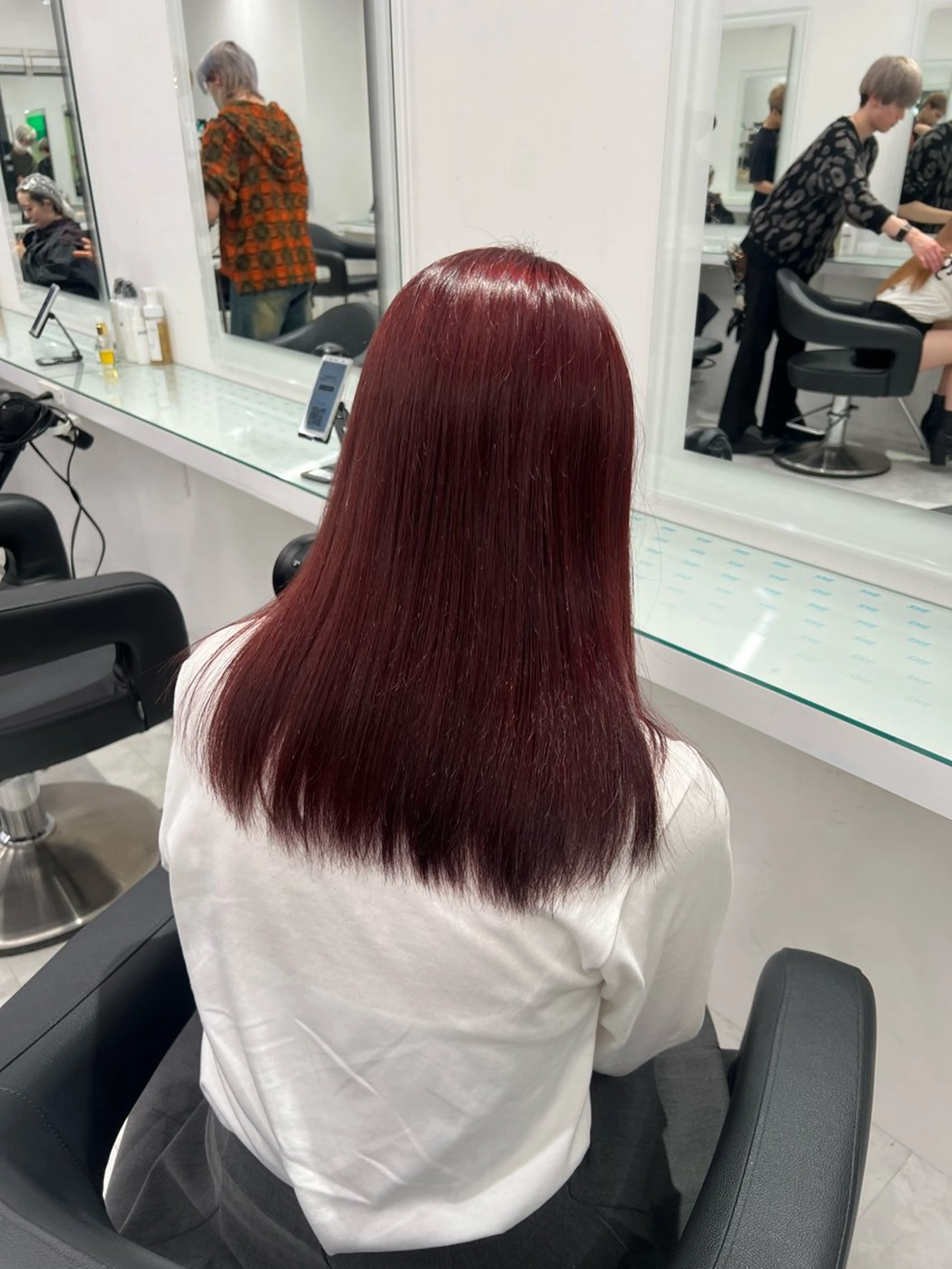 カラー ヘアカラー トリートメント ヘッドスパ ヘアセット ブリーチなし透明感 💗RYOTAのヘアスタイル