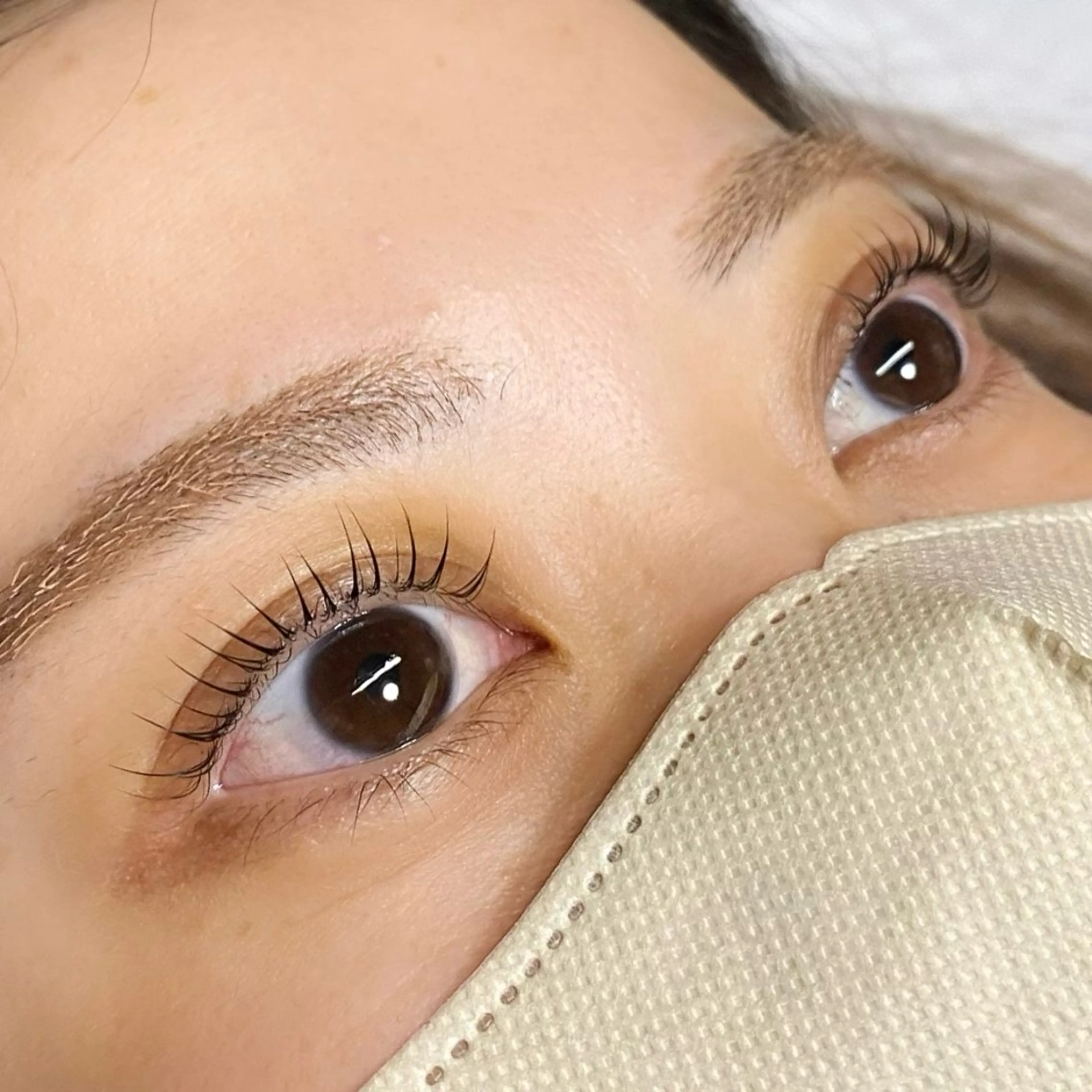 まつげパーマ＋アイブロウカラーの写真