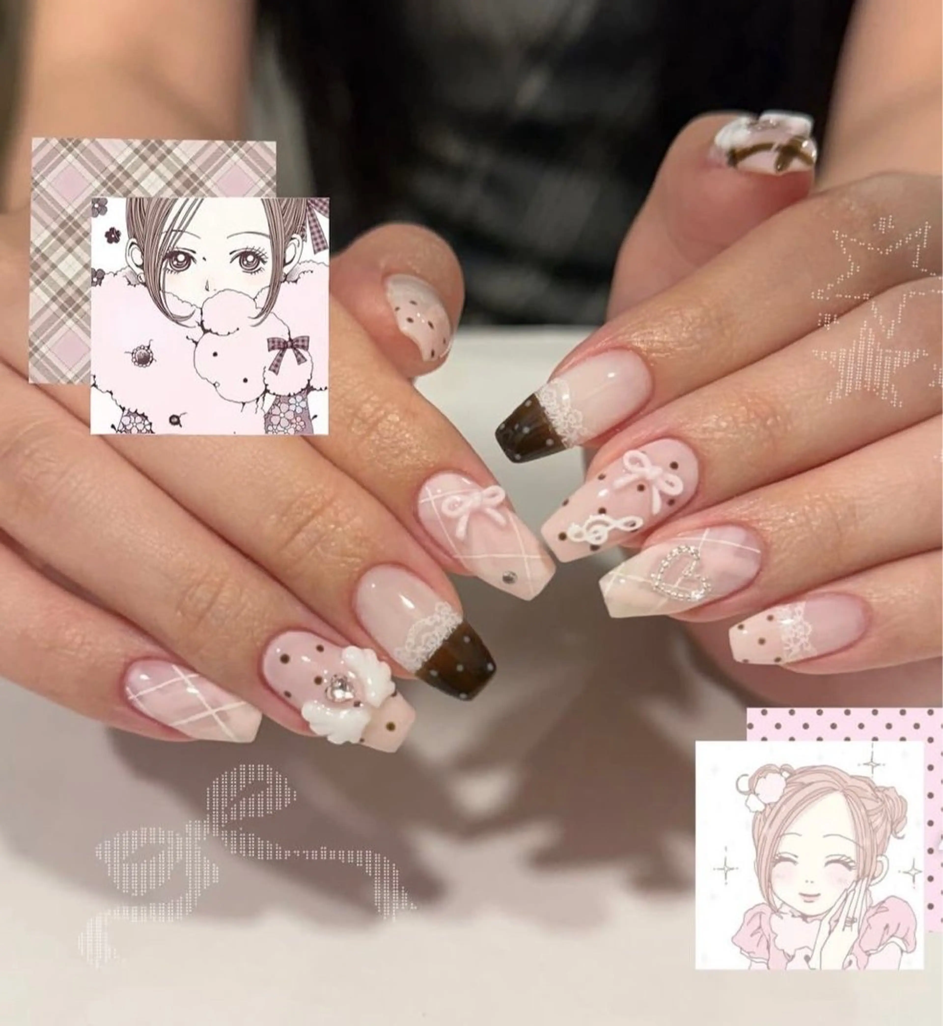 ネイル 韓国ネイル ロングネイル マグネットネイル シンプルネイル ワンホンネイル ハンドネイル JOSIE nail studioのネイルデザイン