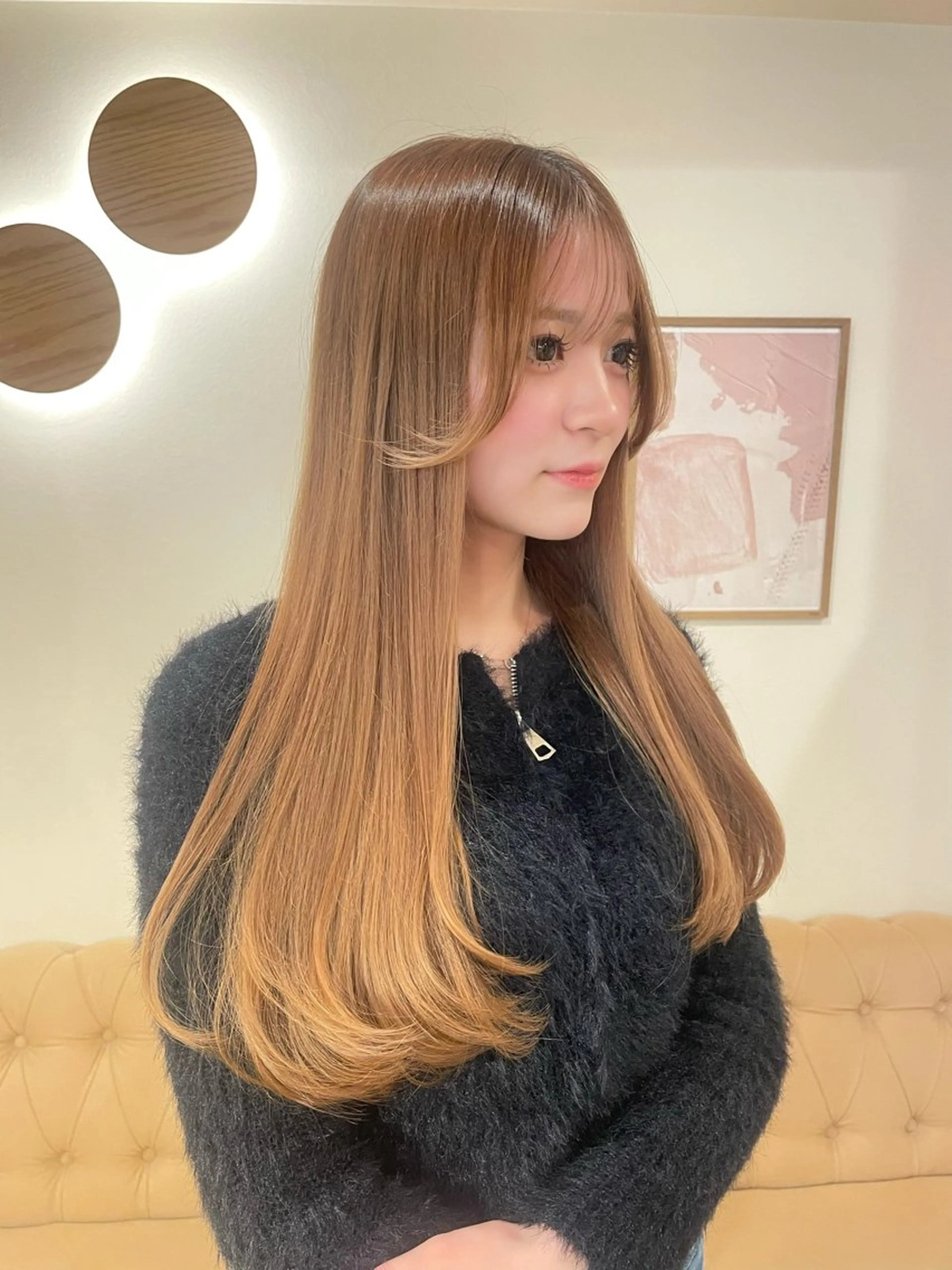 ロング ショート/パーマ /名古屋/Ayakaのヘアスタイル