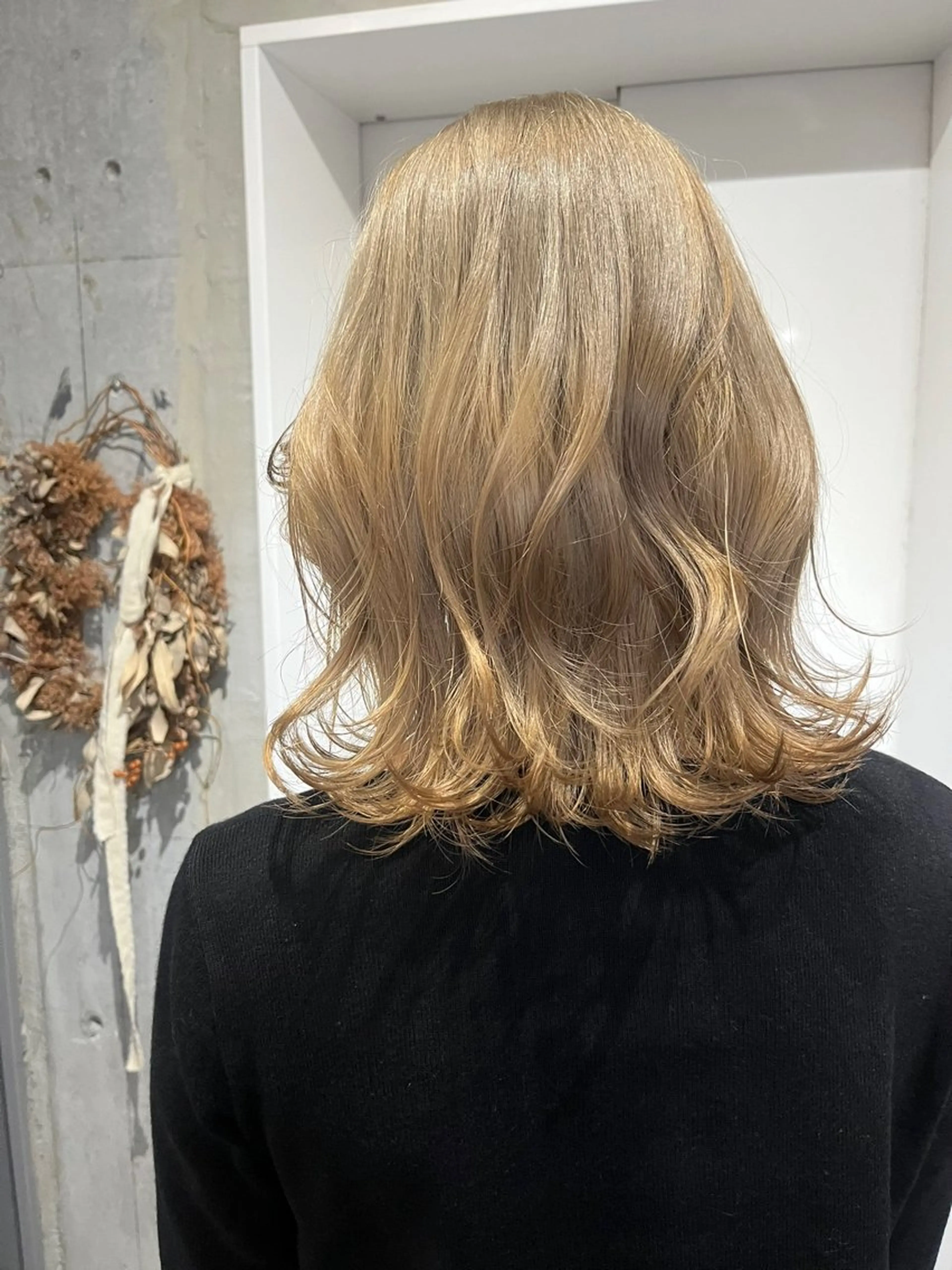 ミディアム カラー ヘアカラー 駅チカ【ali'i】 アリイ花崎友美☘のヘアスタイル