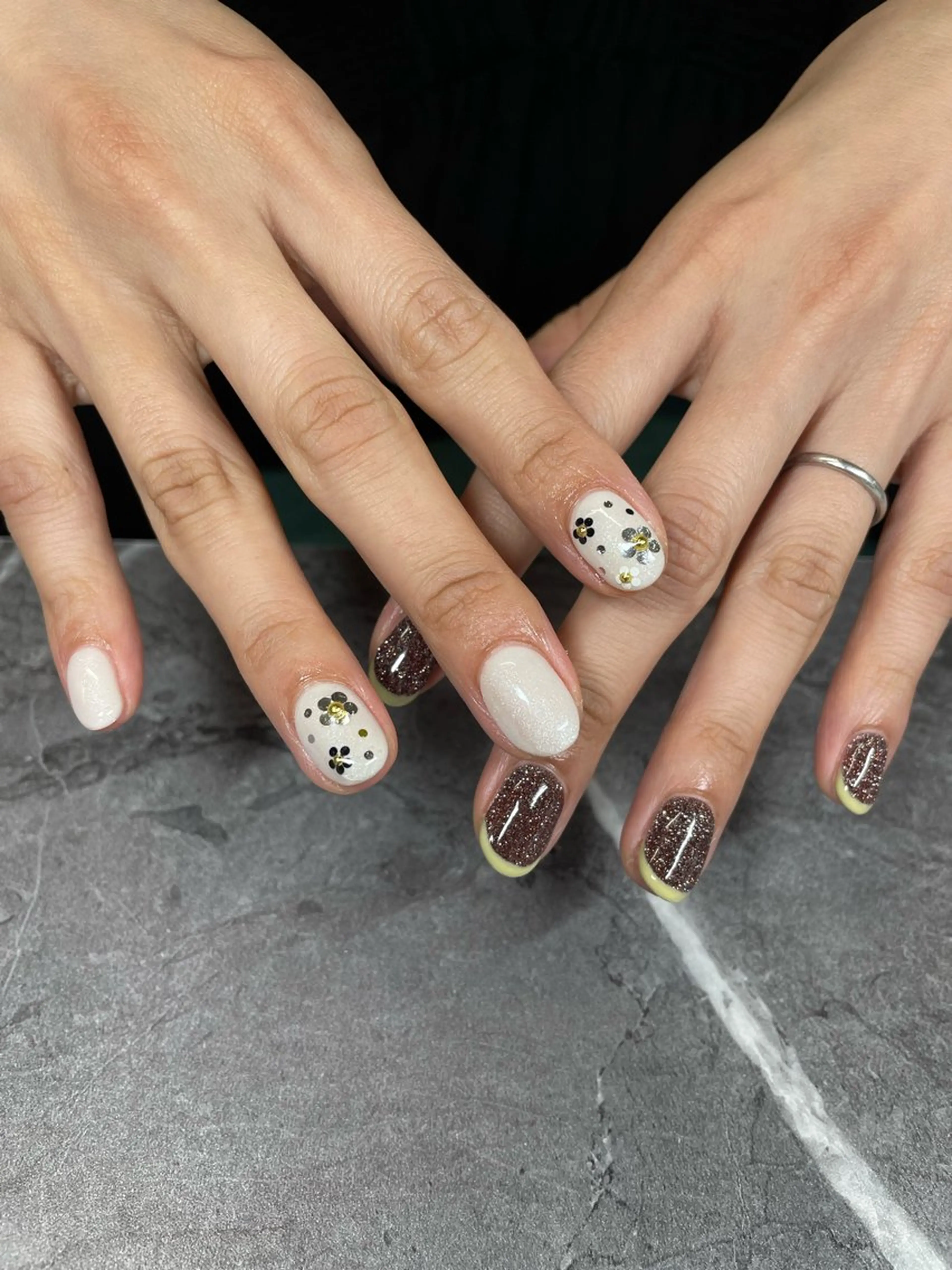ネイル ハンドネイル nail salon 3🌞越谷のネイルデザイン