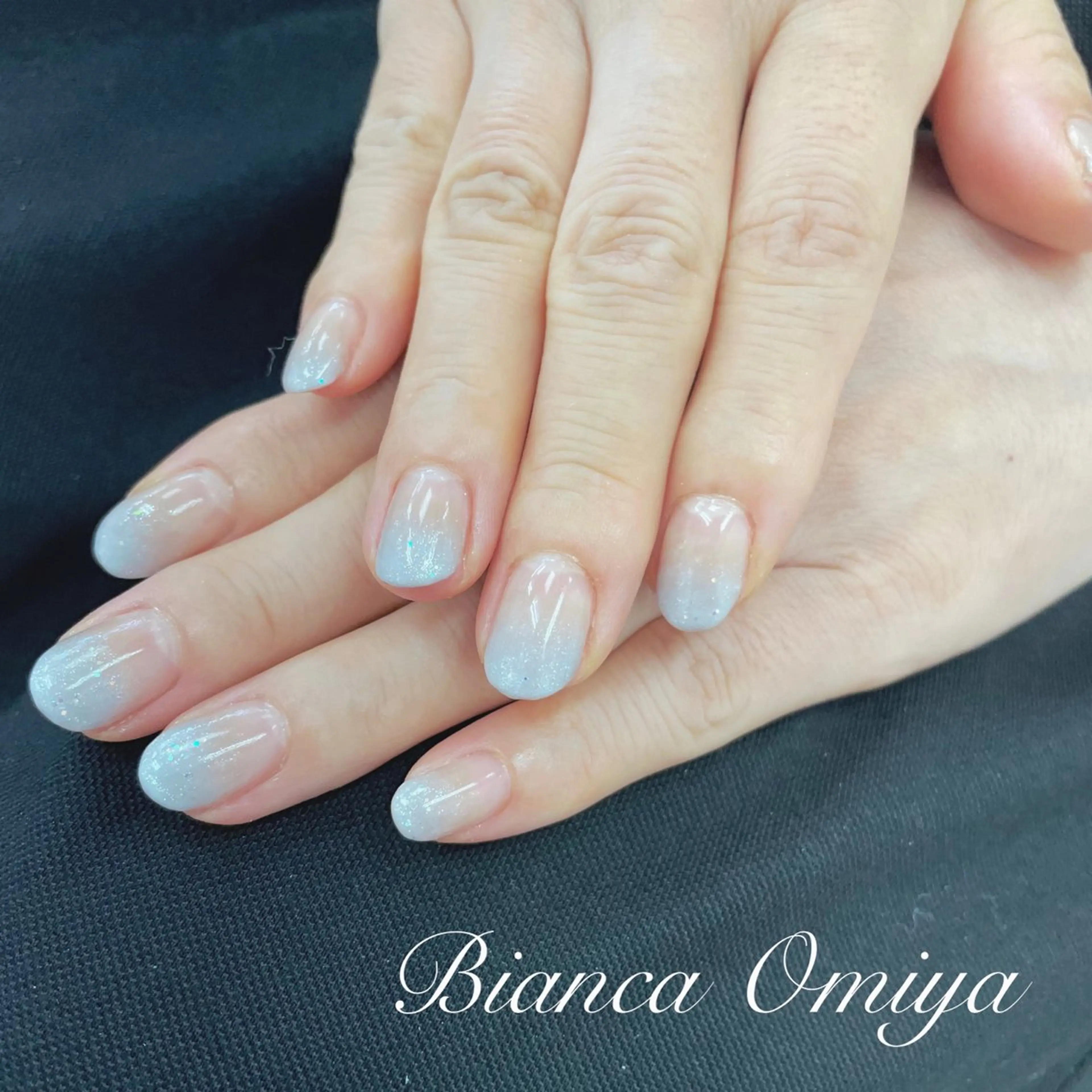 ネイル ラメ(グリッター) 岩松 沙耶のネイルデザイン