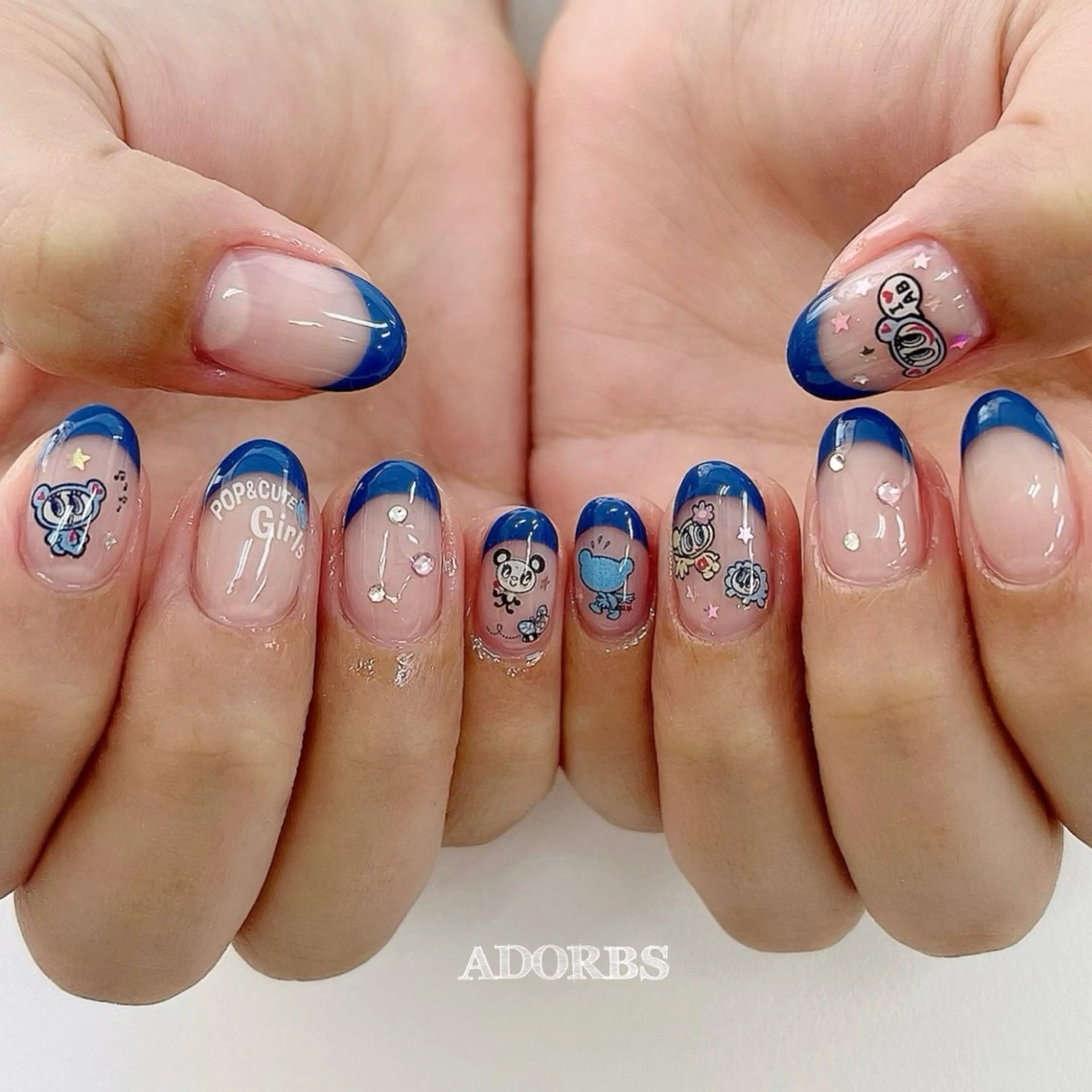 ネイル 持ち込み ハンドネイル ADORBS ✩上福岡のネイルデザイン
