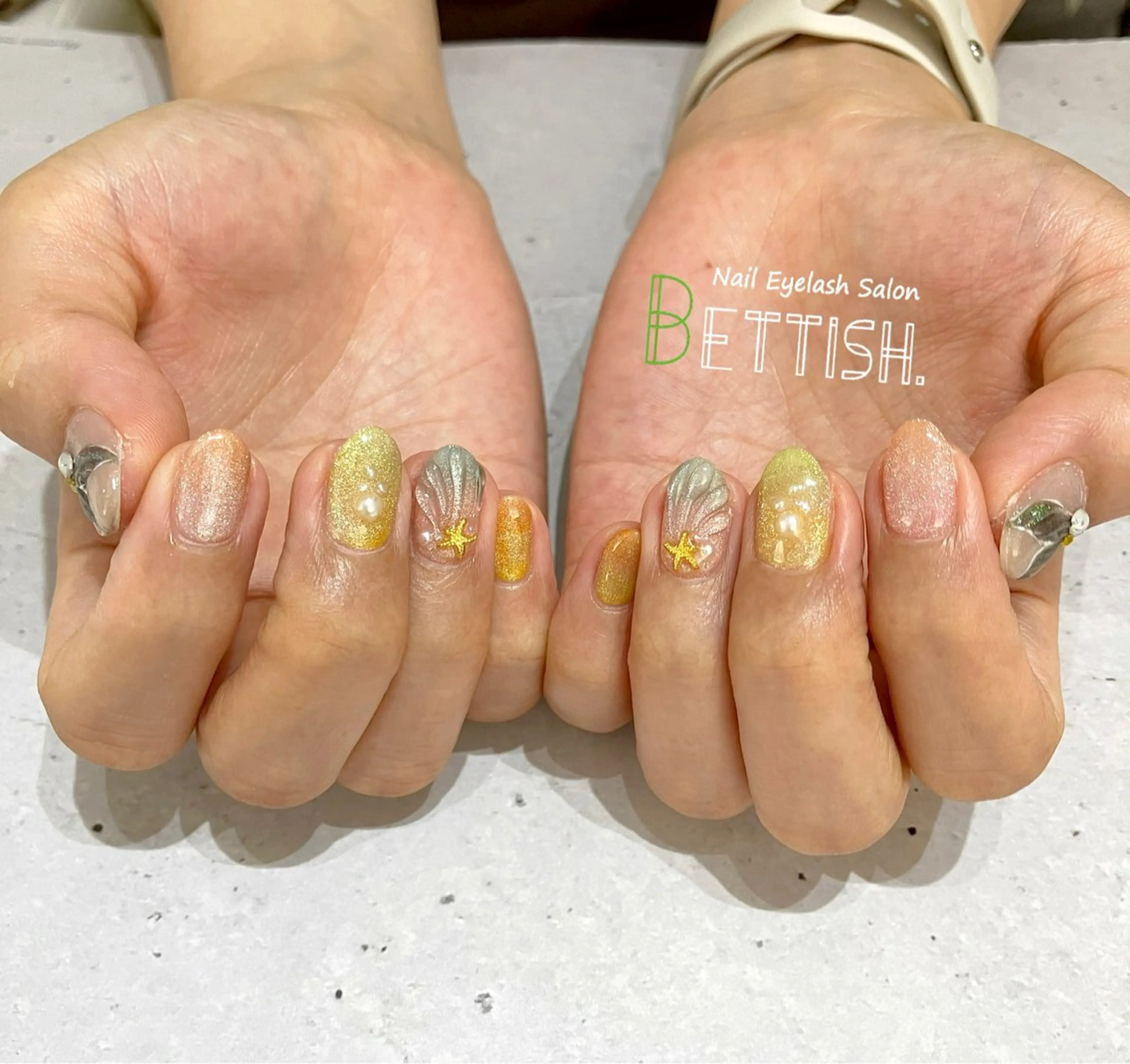 ネイル 夏ネイル ハンドネイル BETTISH. KUMIKO☺︎︎のネイルデザイン