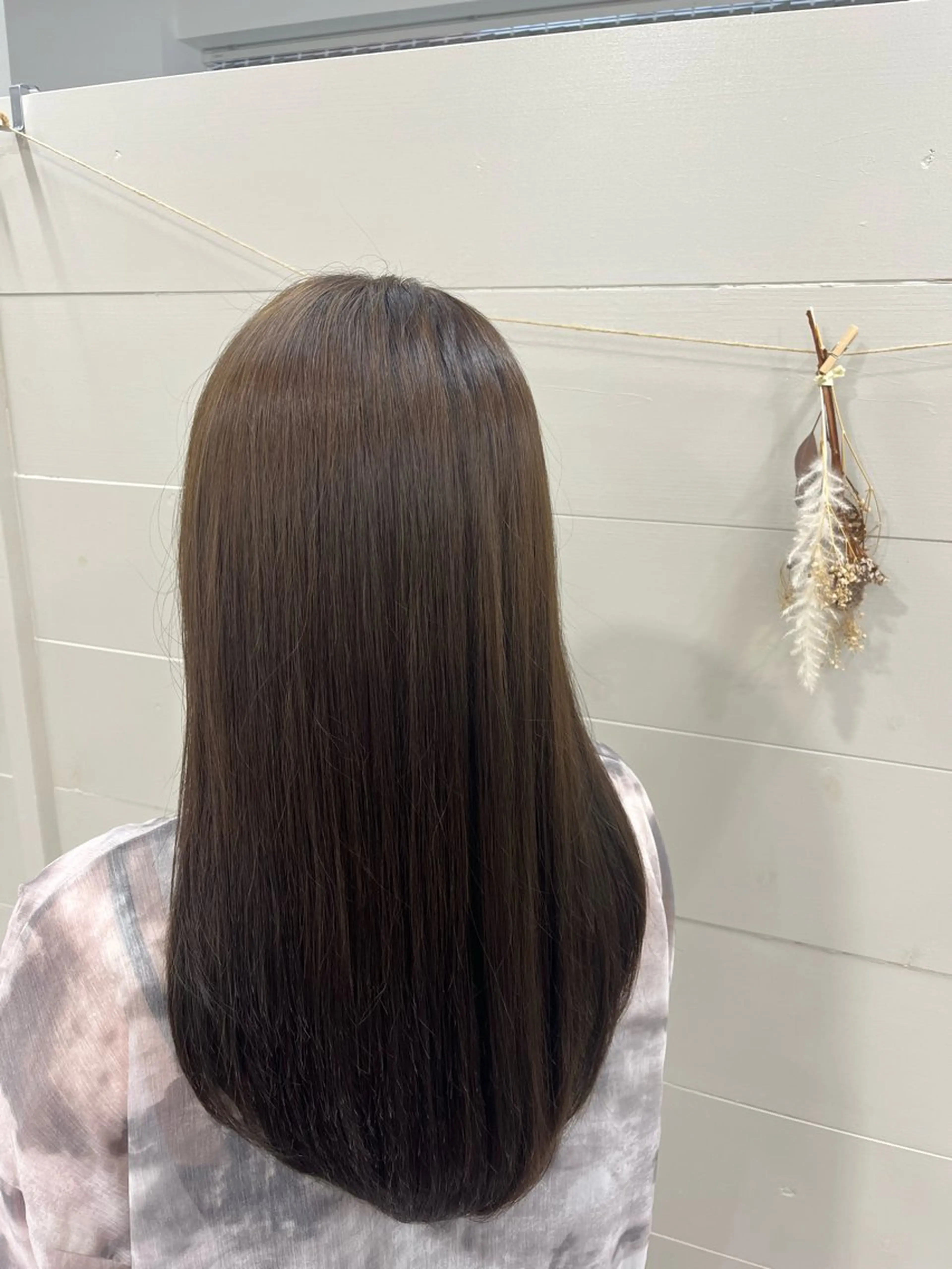 カラー 田口 夏鈴のヘアスタイル