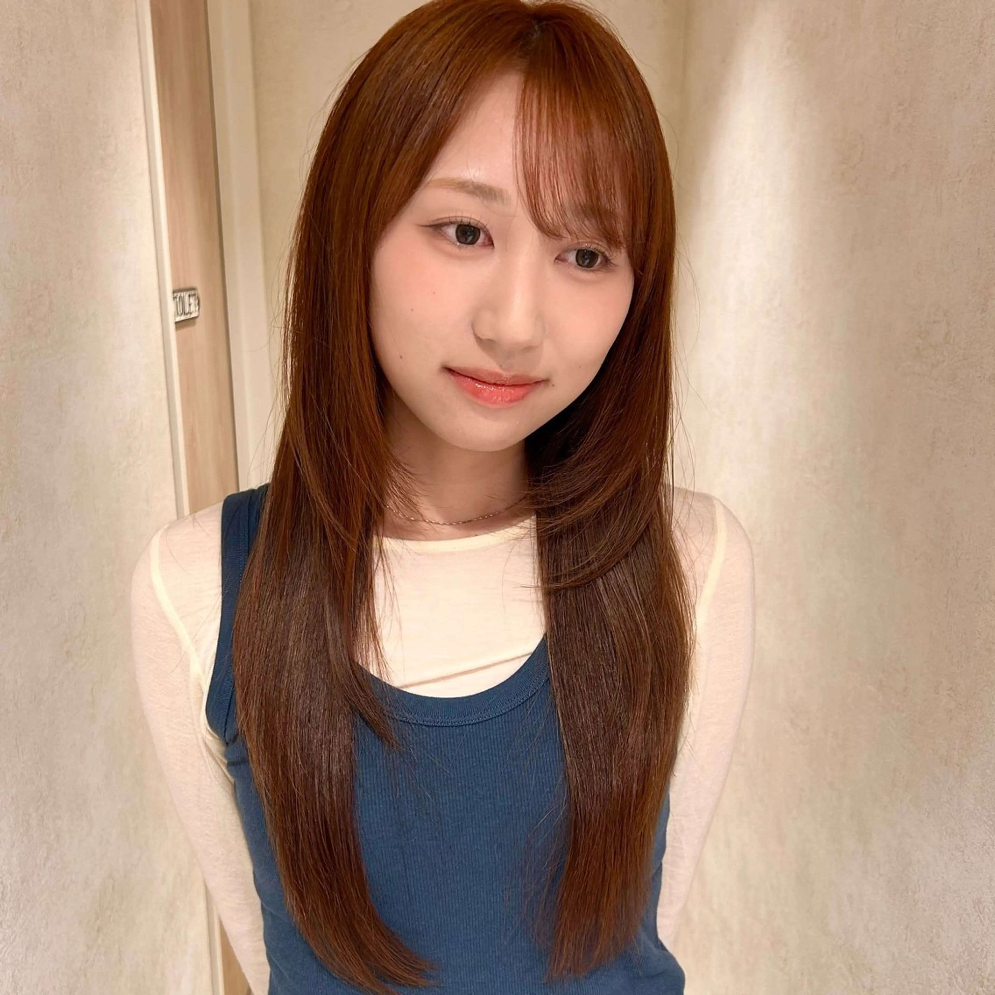 ロング カラー カット ヘアカラー 透明感カラー/ ニュアンスヘア🪽のヘアスタイル