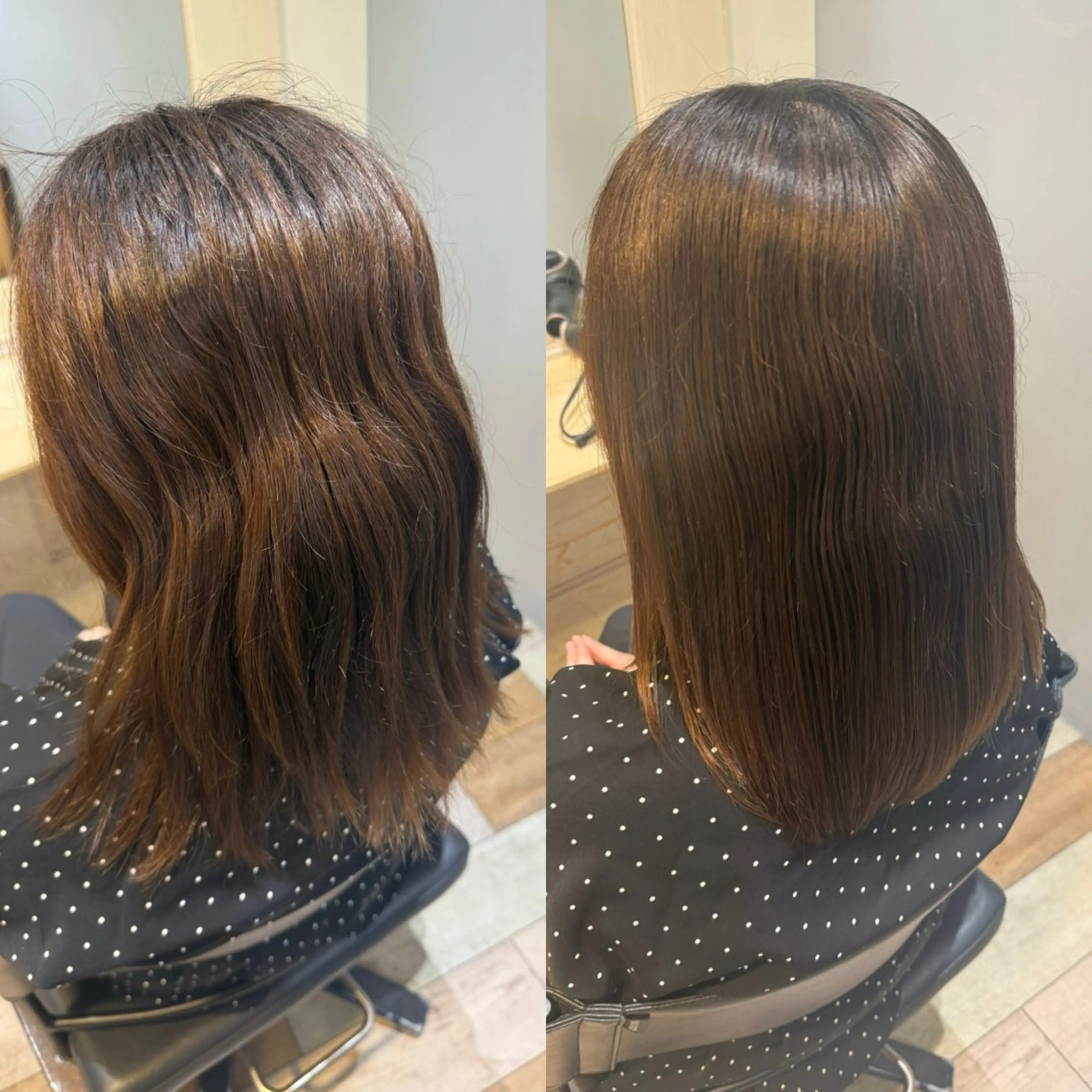 ロング くせ毛 髪質改善 縮毛矯正 トリートメント 酸熱トリートメント トリートメント LOVELEY所属・ゆうな🎀/池袋 /LOVELEYのヘアスタイル