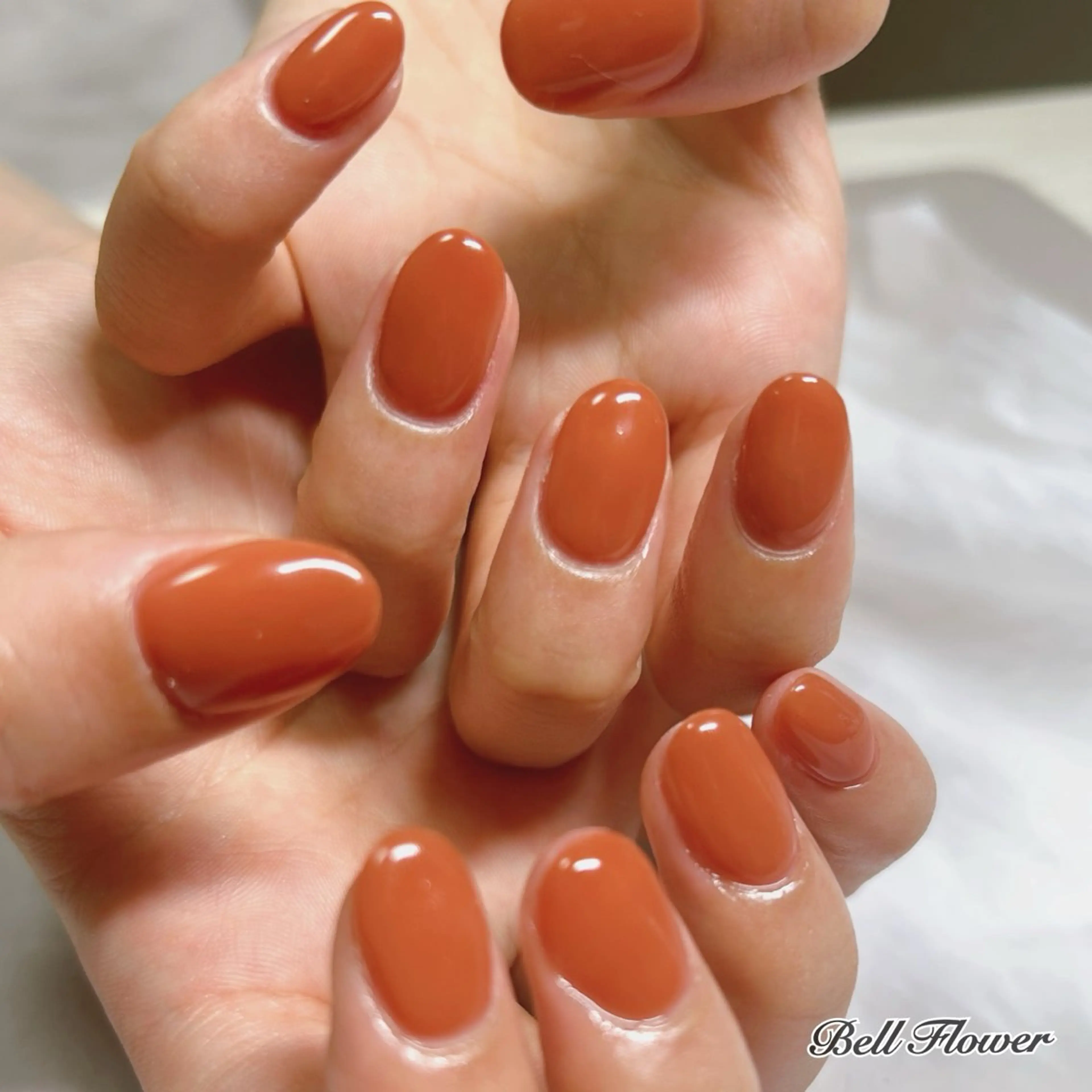 ネイル ハンドネイル Bell Flowerのネイルデザイン