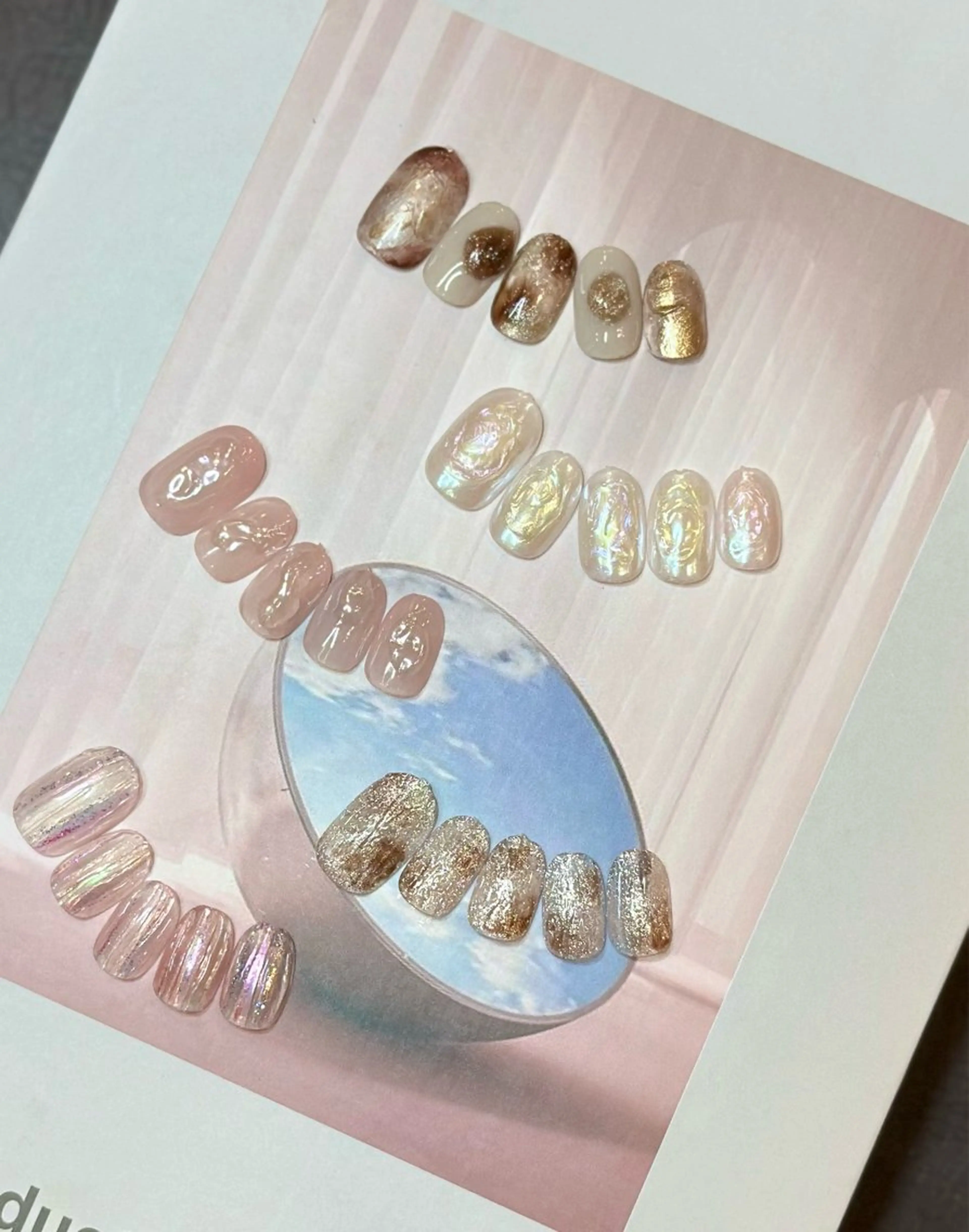 Spring nuance nails🌸🫧の写真