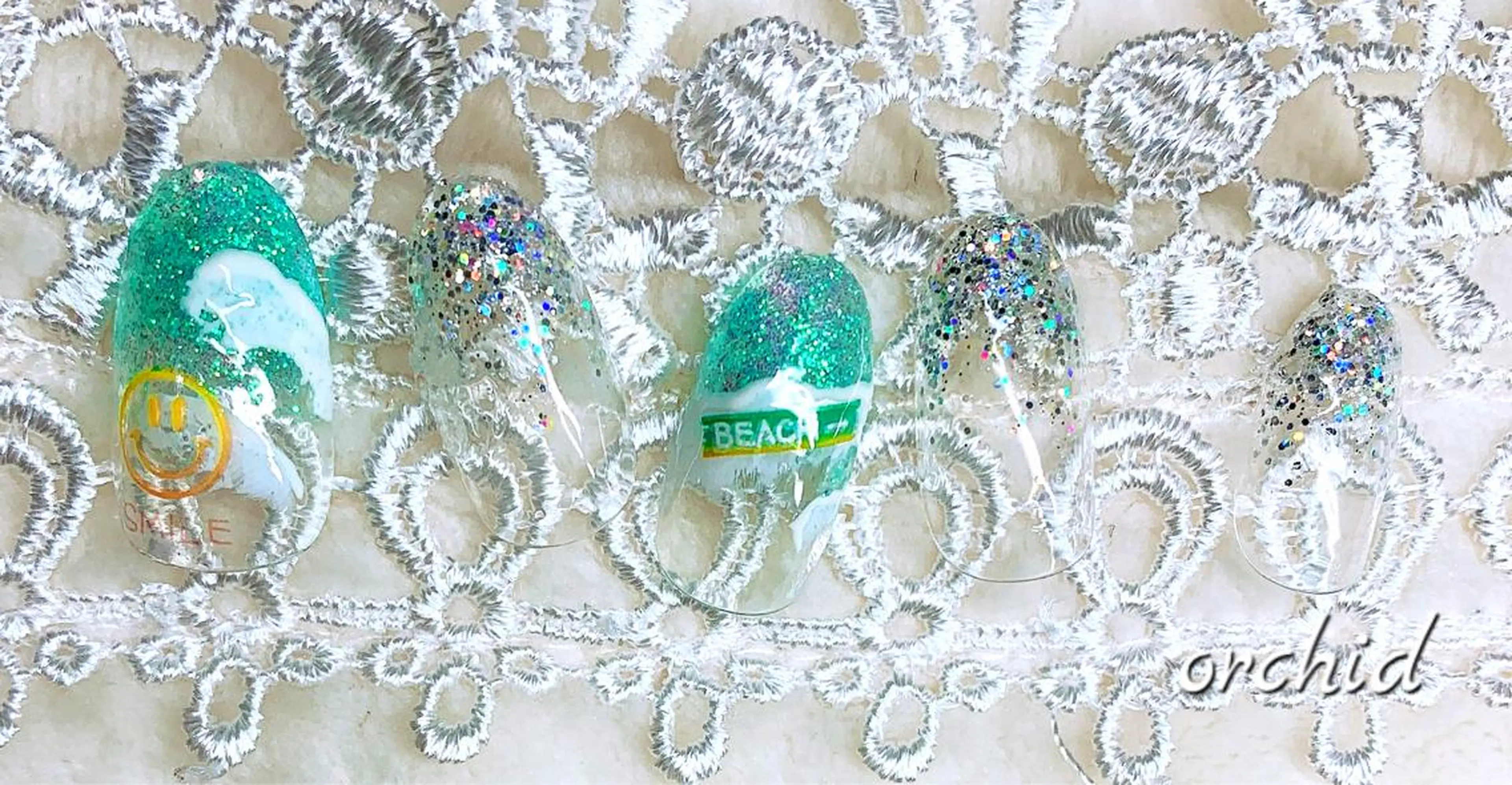 ネイル orchid ♡オーキッドのネイルデザイン