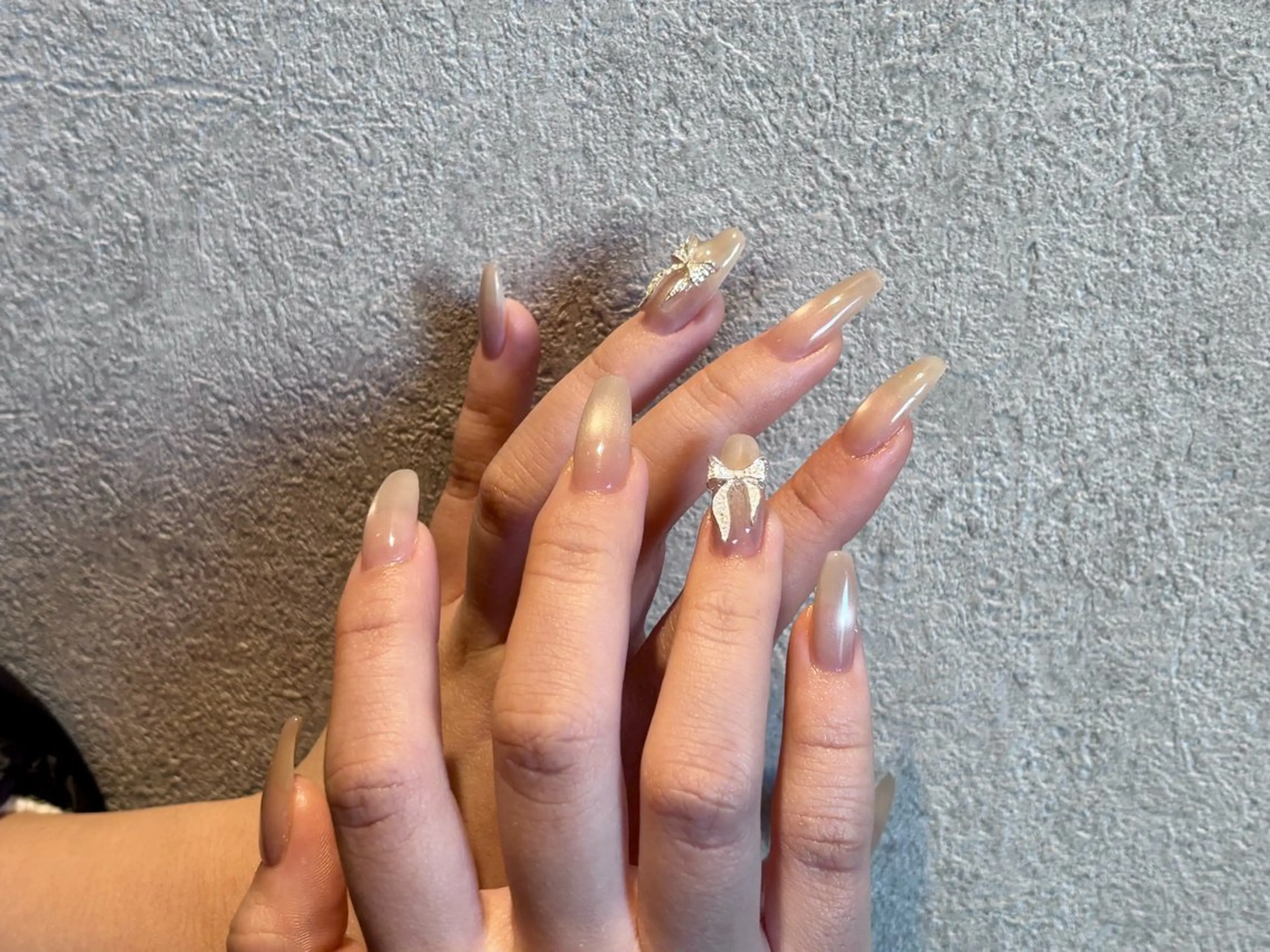 ネイル ジェルネイル マグネットネイル ワンカラーネイル パラジェル ショートネイル フットネイル Huea所属・パラジェル / マグネット/AYAのネイルデザイン