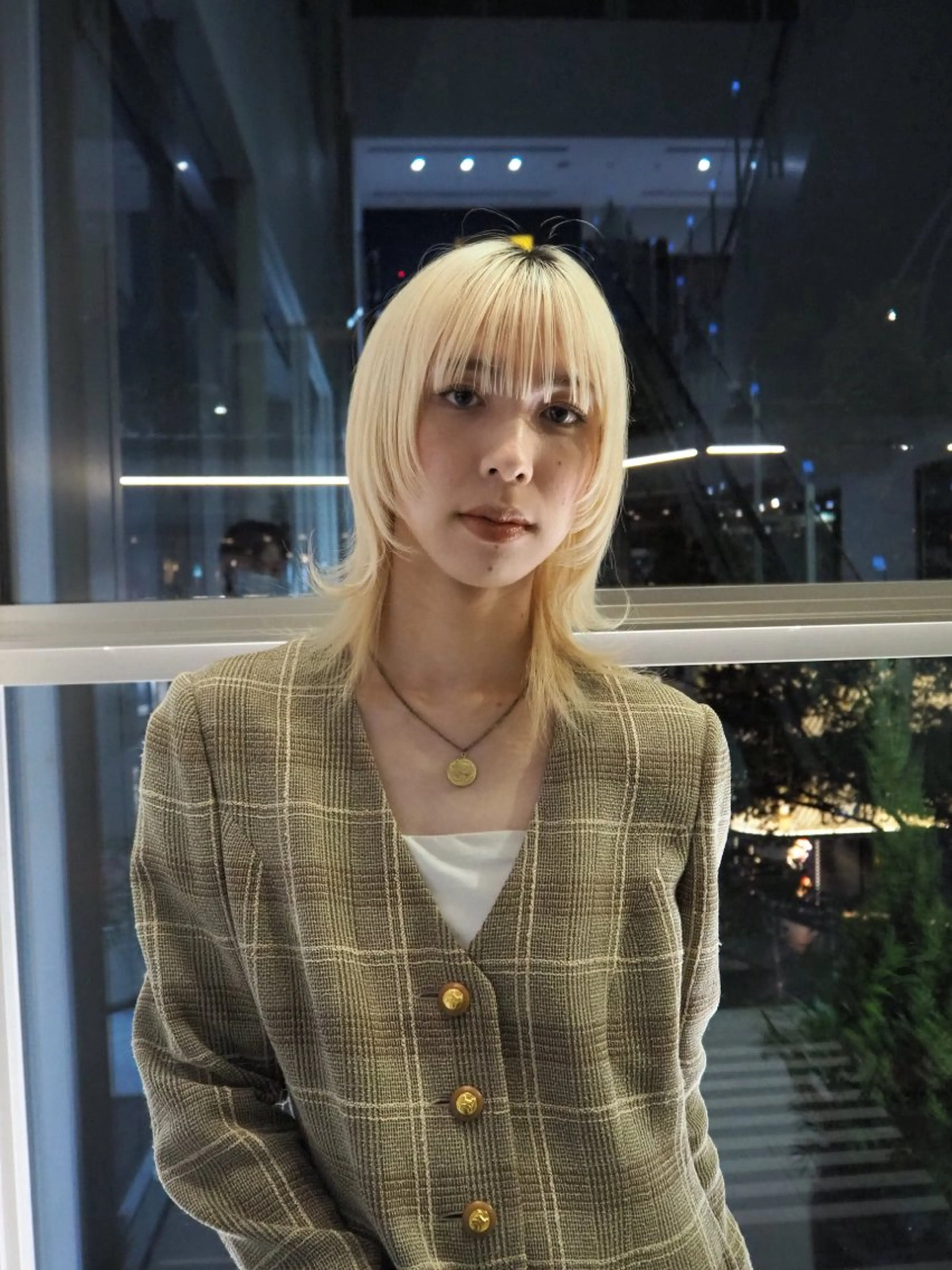 ミディアム 萩原 陸斗のヘアスタイル