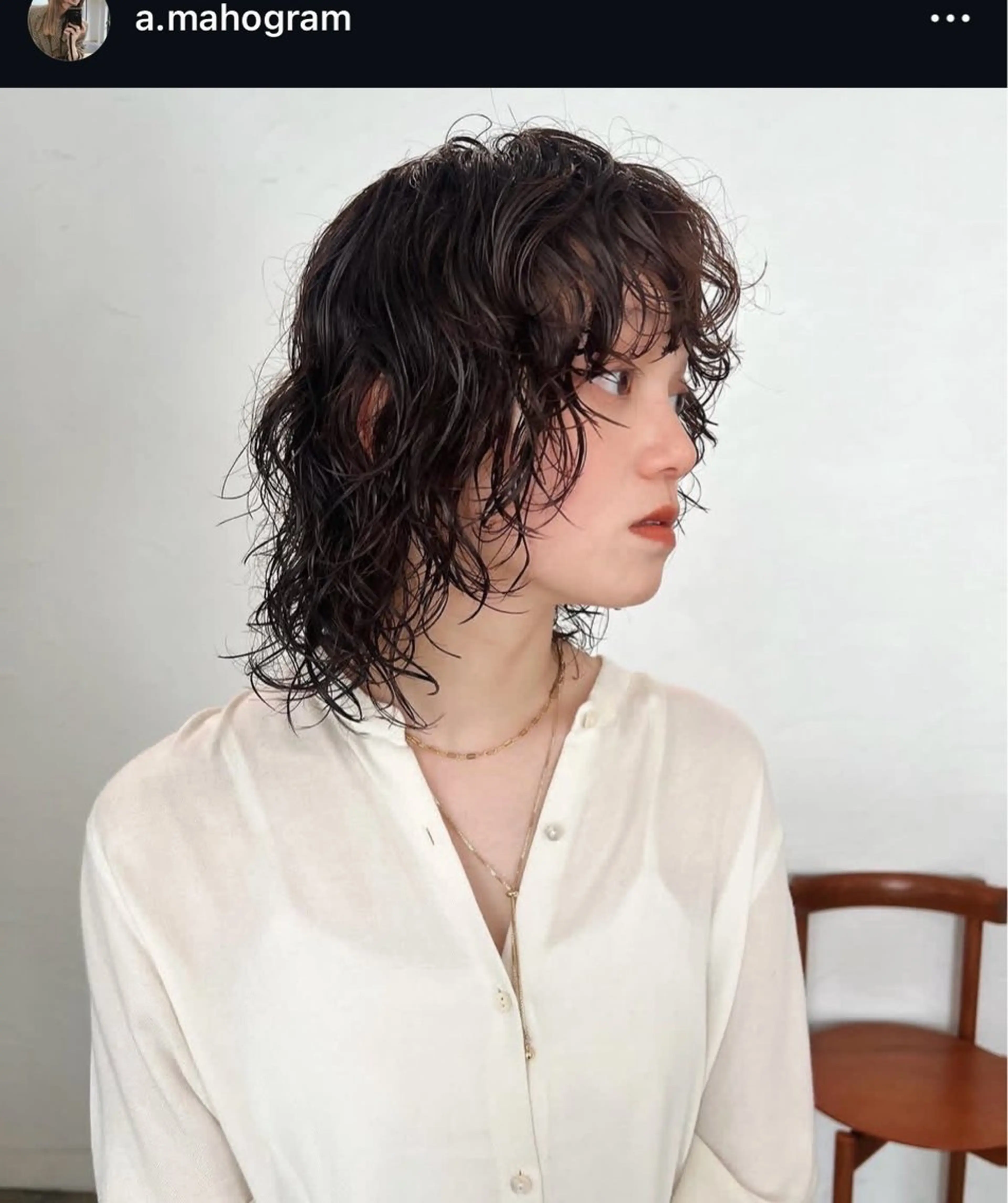 パーマ パーマ nolla所属・yoshihama sumireのヘアスタイル