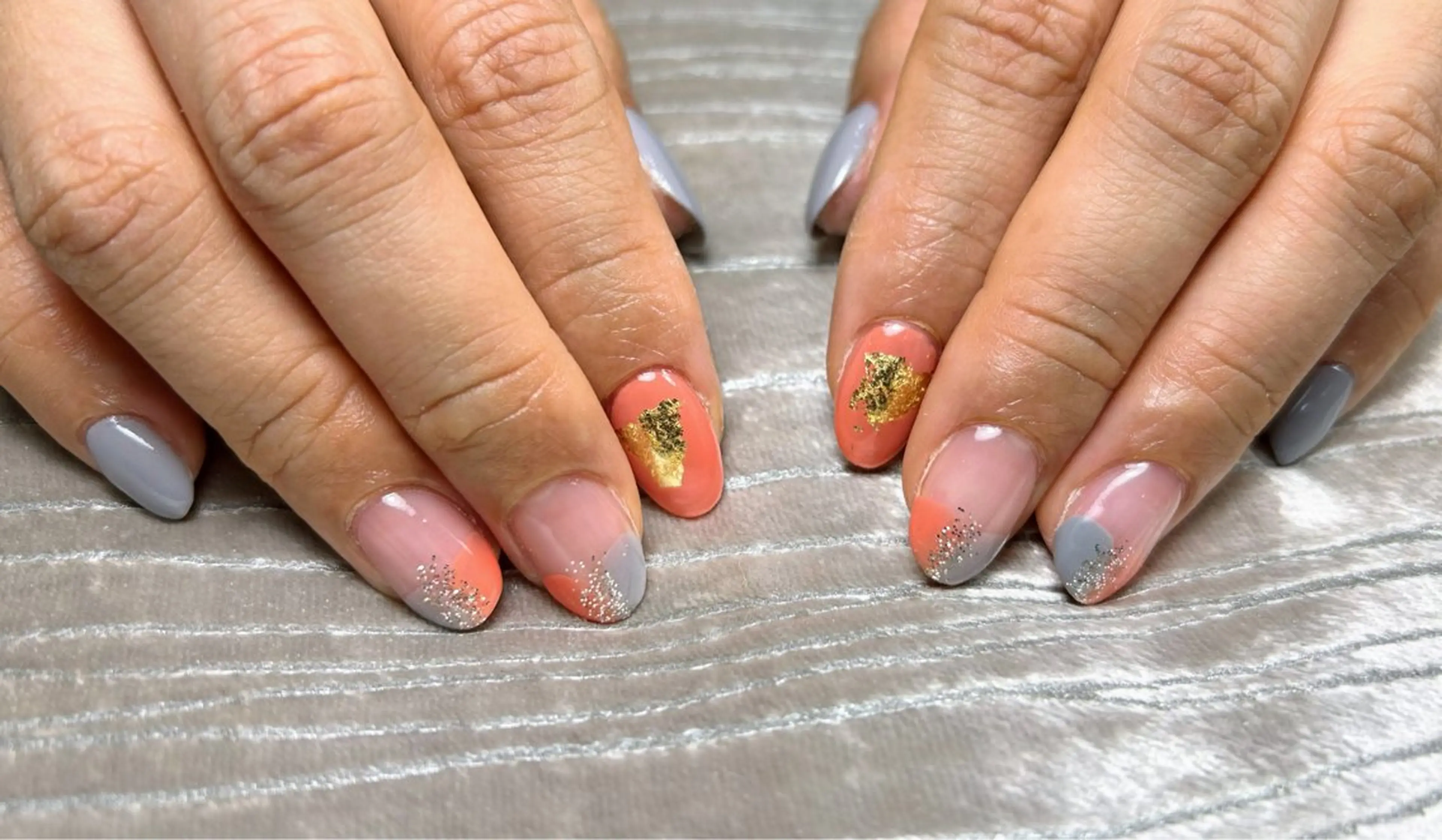 ネイル アートネイル ジェルネイル ニュアンスネイル 春ネイル 渋谷 怜奈のネイルデザイン