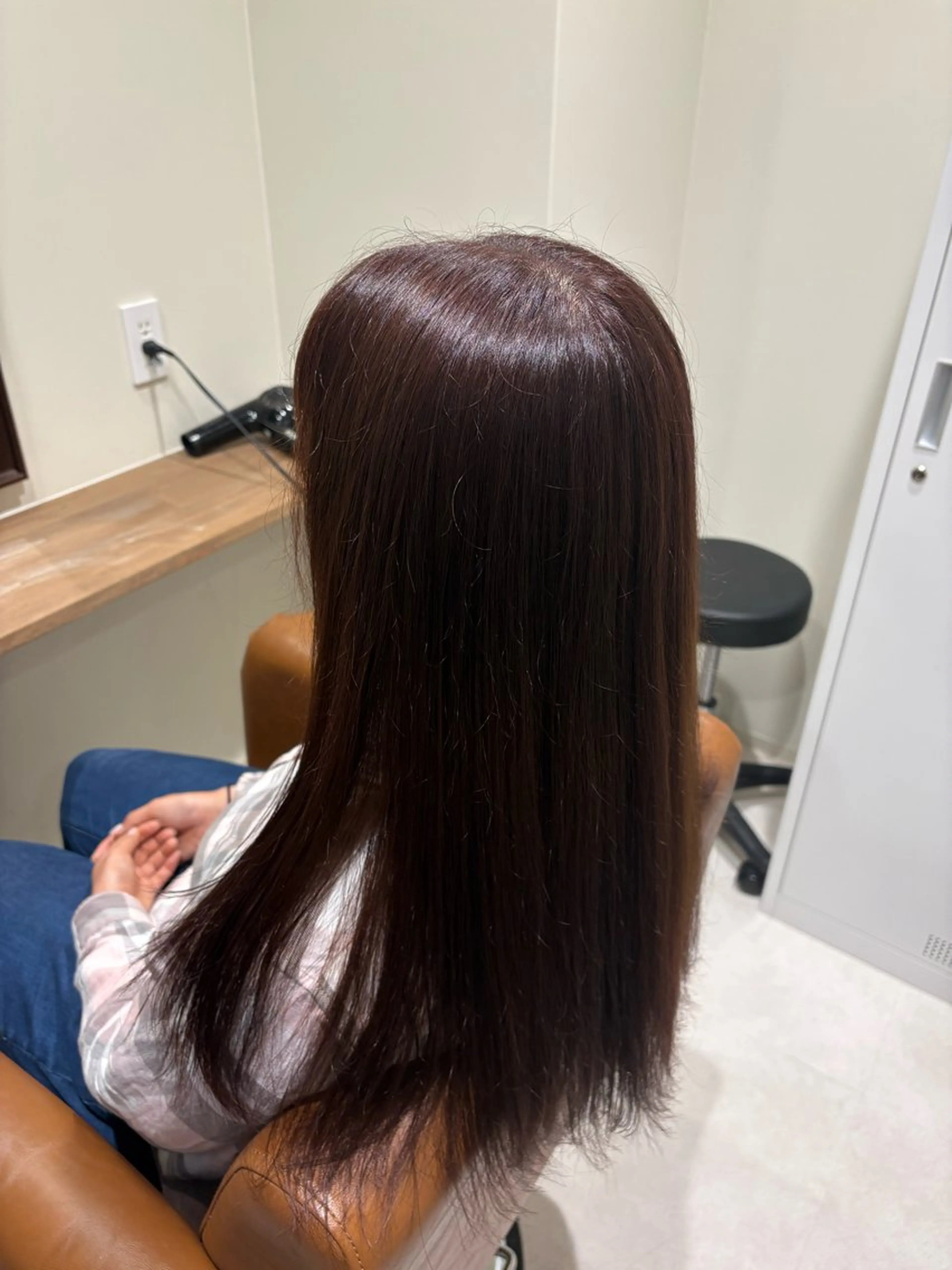 セミロング ピンクラベンダー ヘアカラー GUEST ヒロキのヘアスタイル