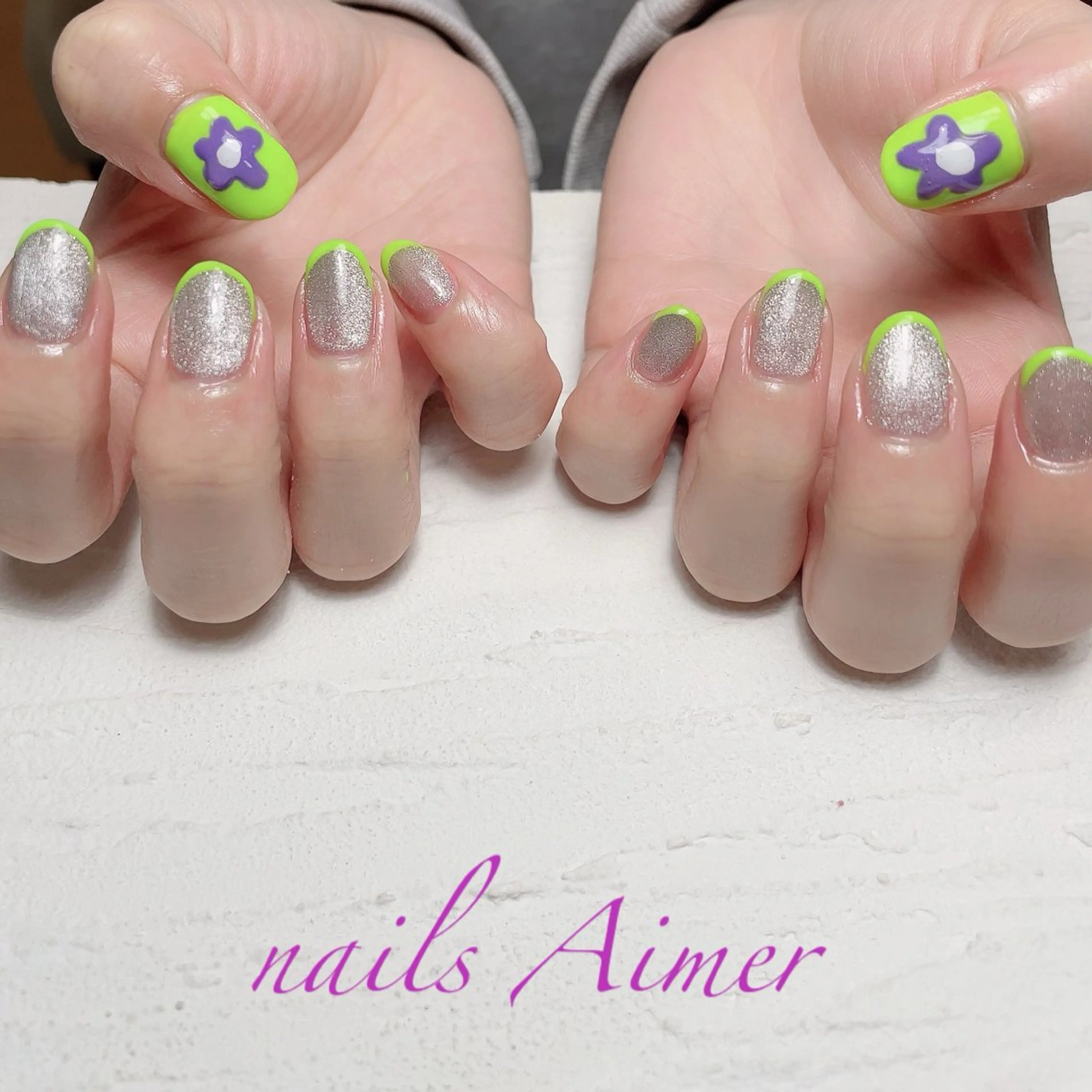 ショート nails Aimerのネイルデザイン
