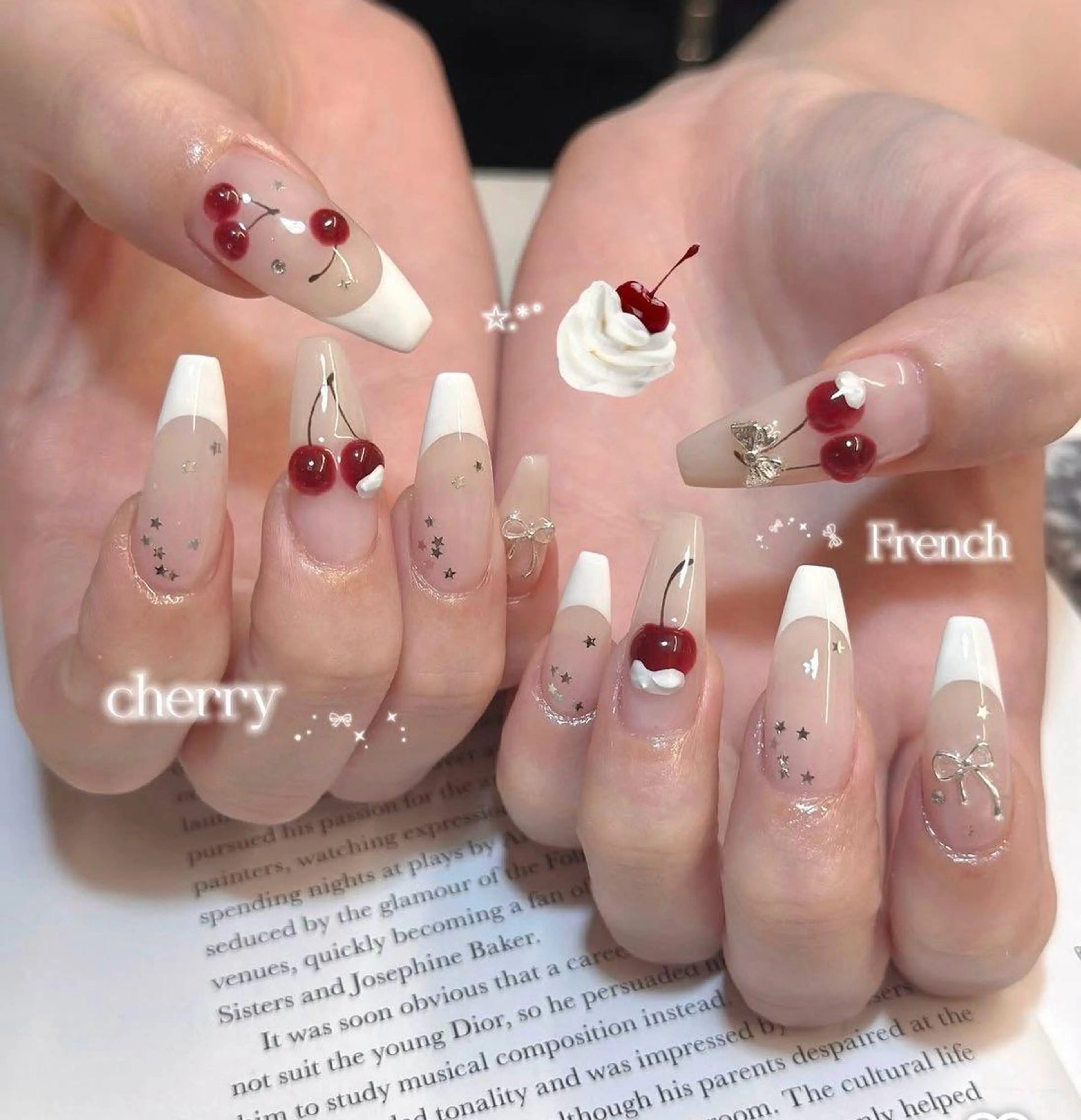 ネイル 長さ出し フレンチネイル グラデーション 卒業式 マグネットネイル ハンドネイル MIHANA YUKIのネイルデザイン