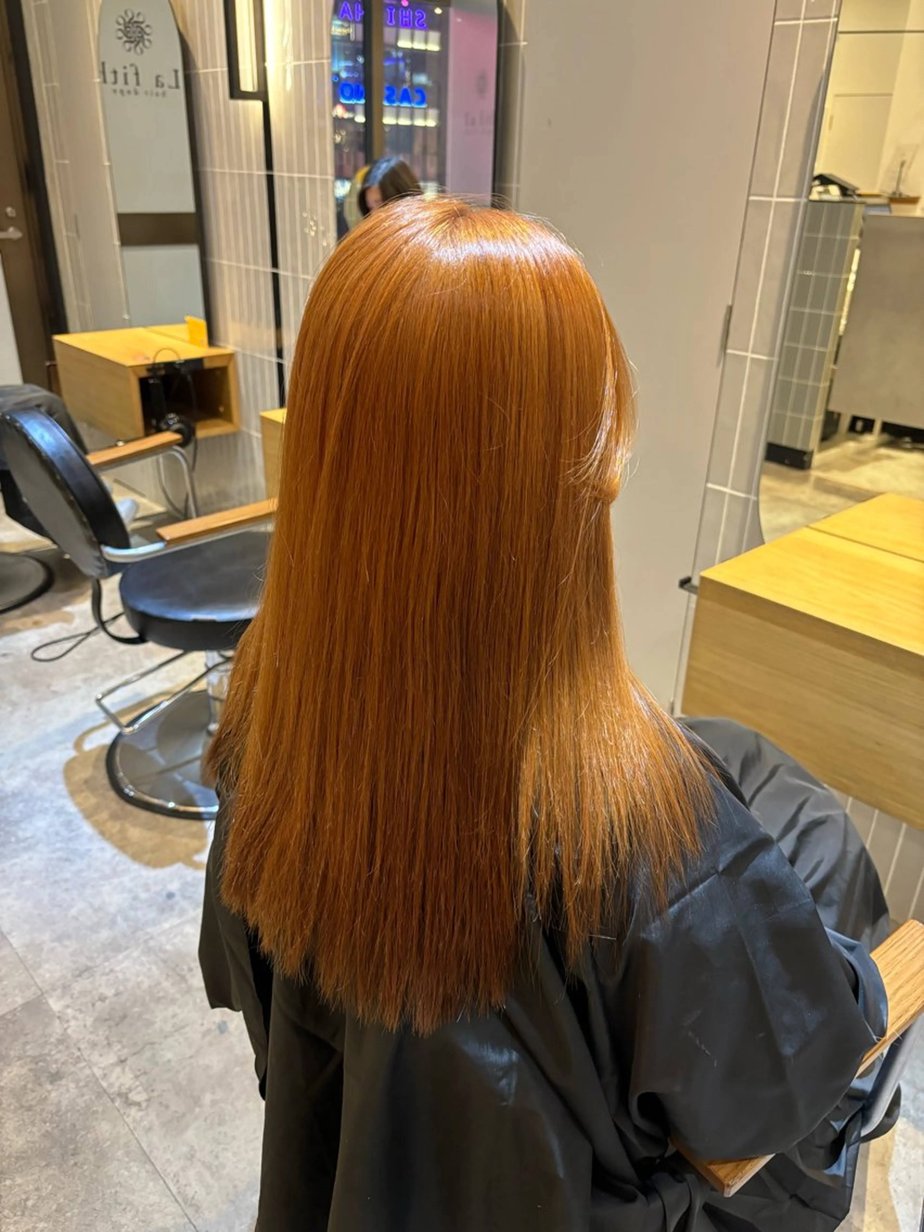 ロング 髪質改善韓国レイヤー カット内田智大のヘアスタイル