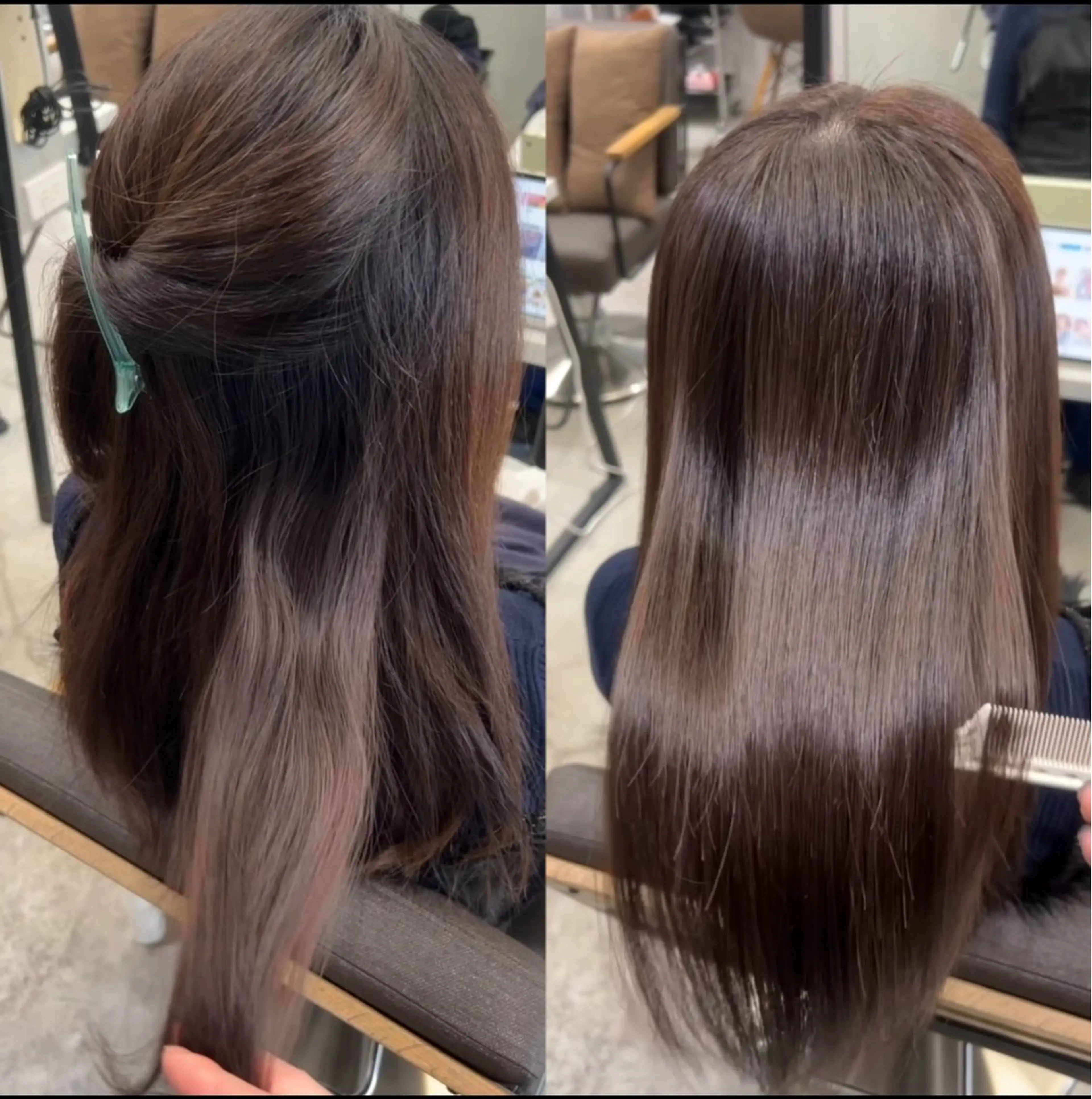 髪質改善【禁断の配合ヘアサプリ込み※癖は伸びません】（巻ける/地毛風/シャキンとしない自然な仕上がり/美髪矯正）の写真