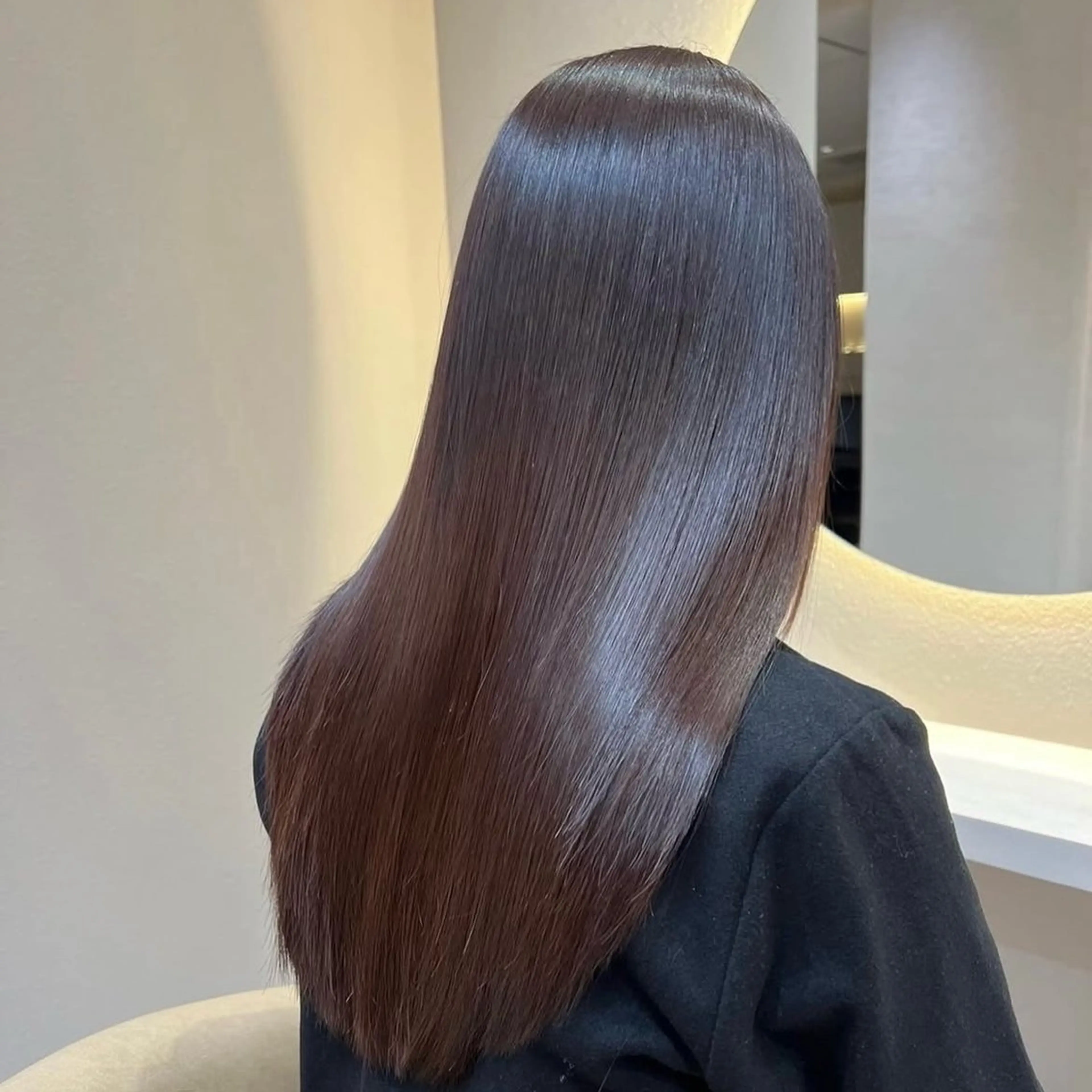 ロング カット ヘアカラー トリートメント 艶カラー/ボブ /似合わせ/田口愛那のヘアスタイル