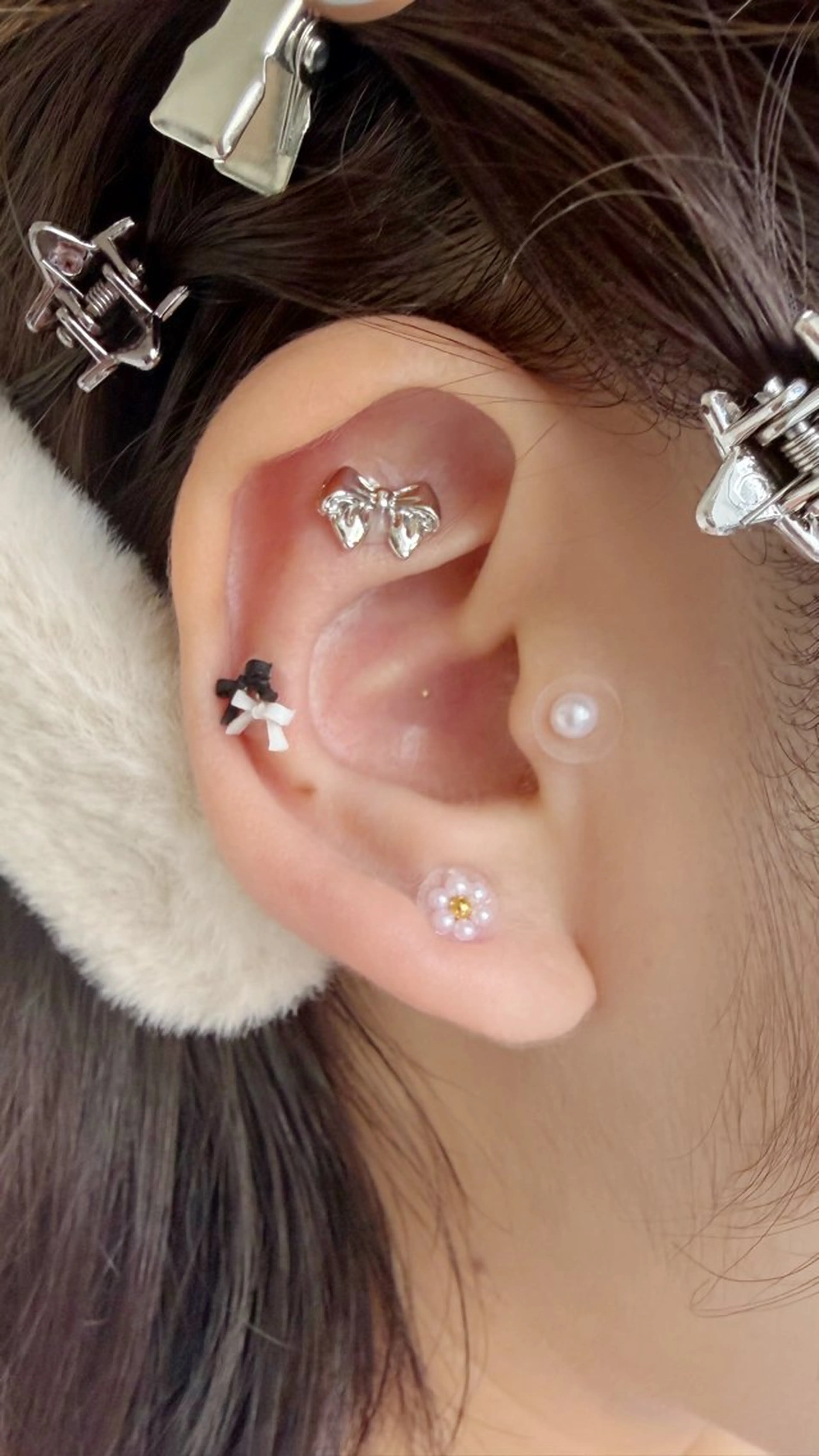 🫧💎🦋耳ツボジュエリー10粒🦋💎🫧お耳のかわいさアップグレード💖の写真