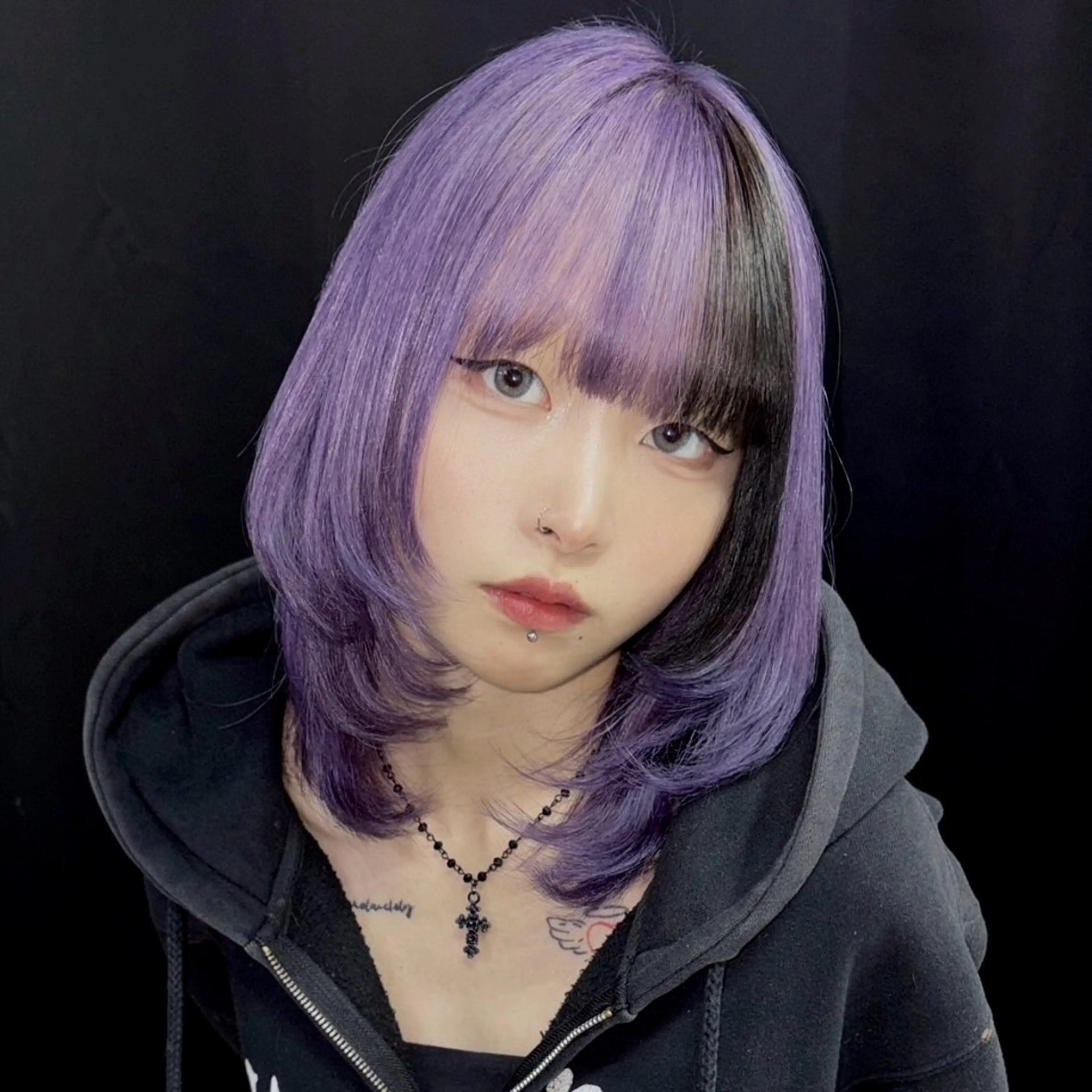 ミディアム カラー ★デザインカラー ハイトーン ももか★のヘアスタイル