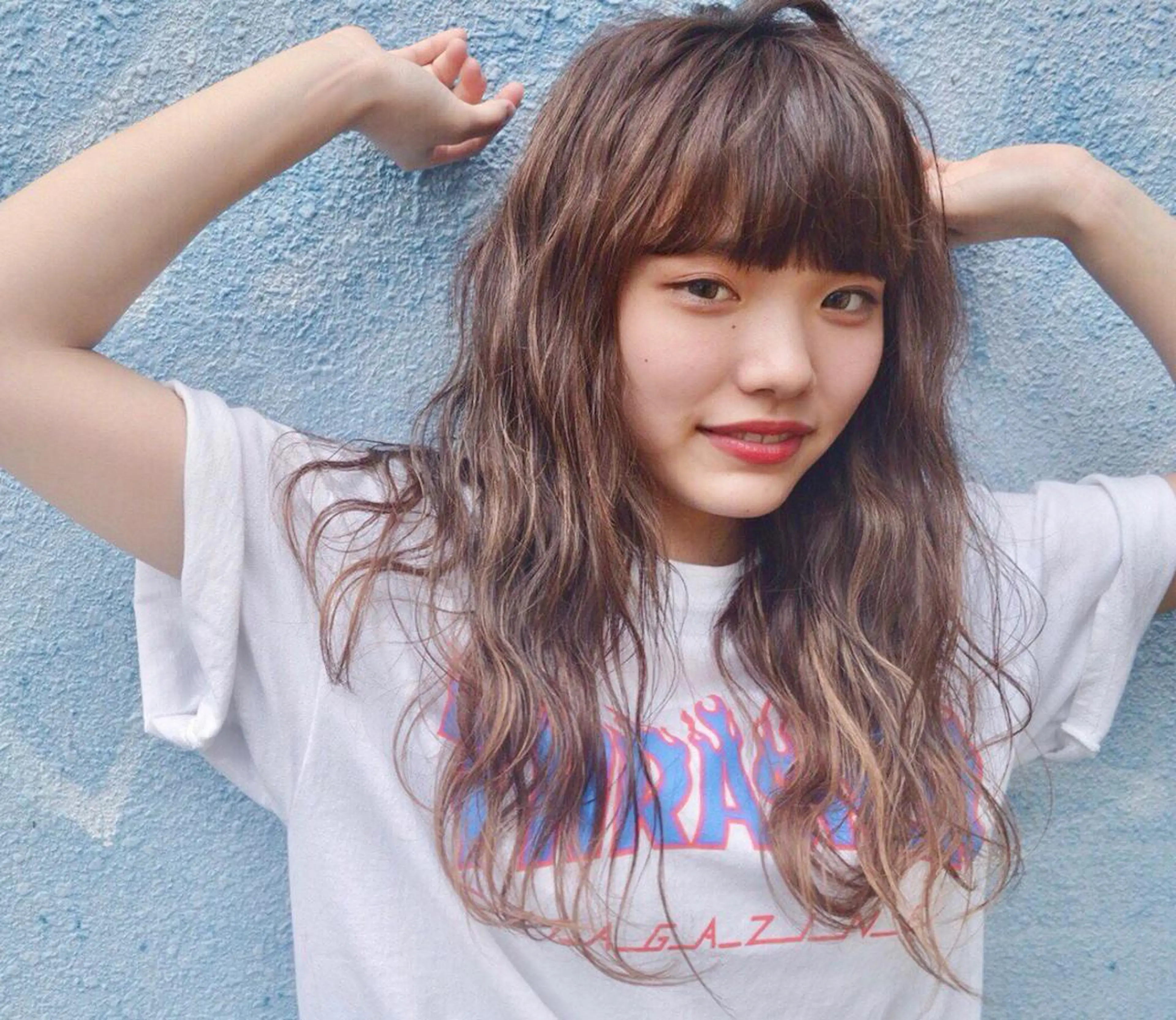 ロング ヘアアレンジ ✨韓国風ヘア/艶髪 カラー✨yumeのヘアスタイル