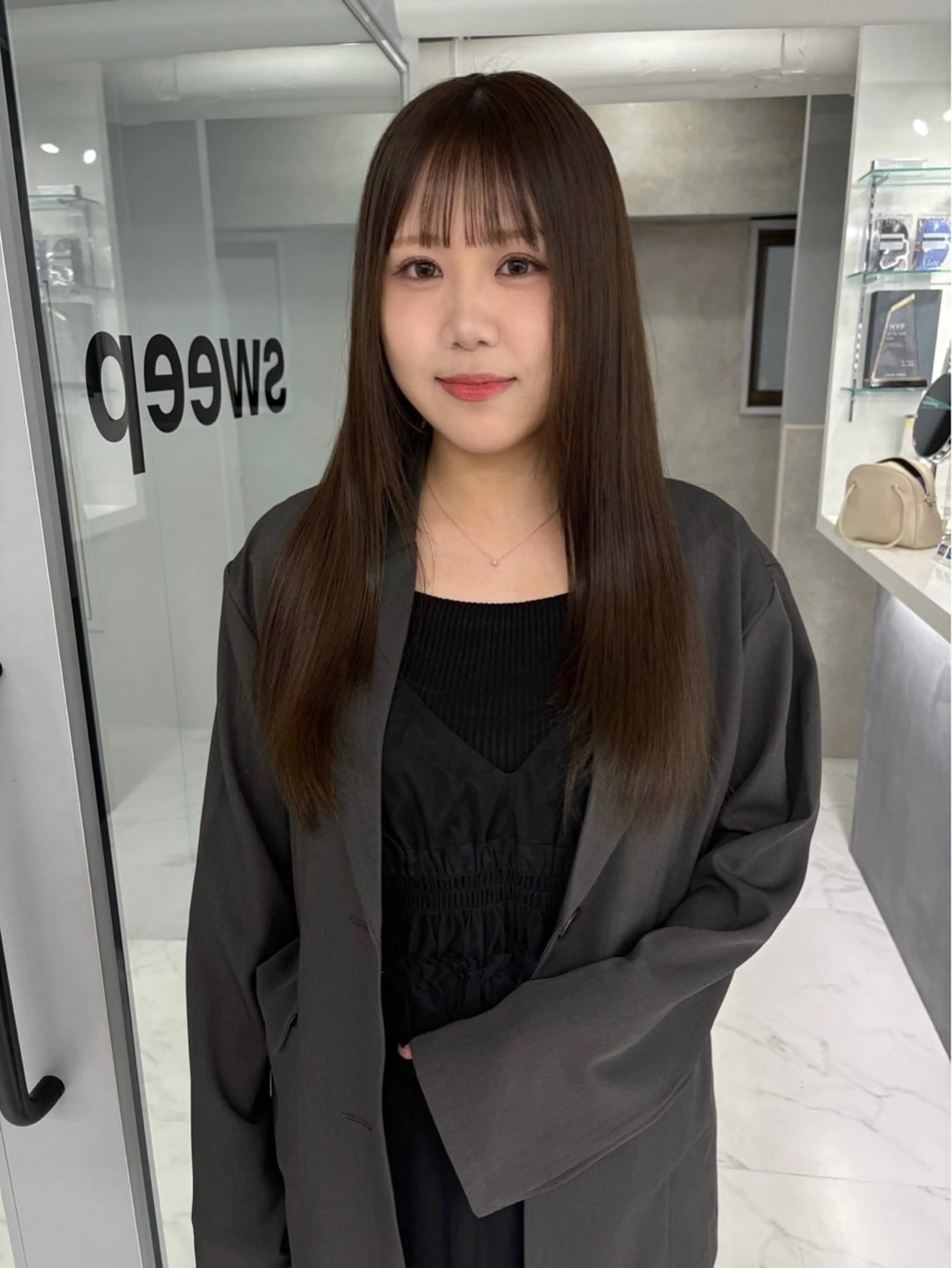 ロング カラー ブリーチ 透明感カラー ブリーチなしカラー ヘアカラー Miyu🎀レイヤー ／透明感カラー🪽のヘアスタイル