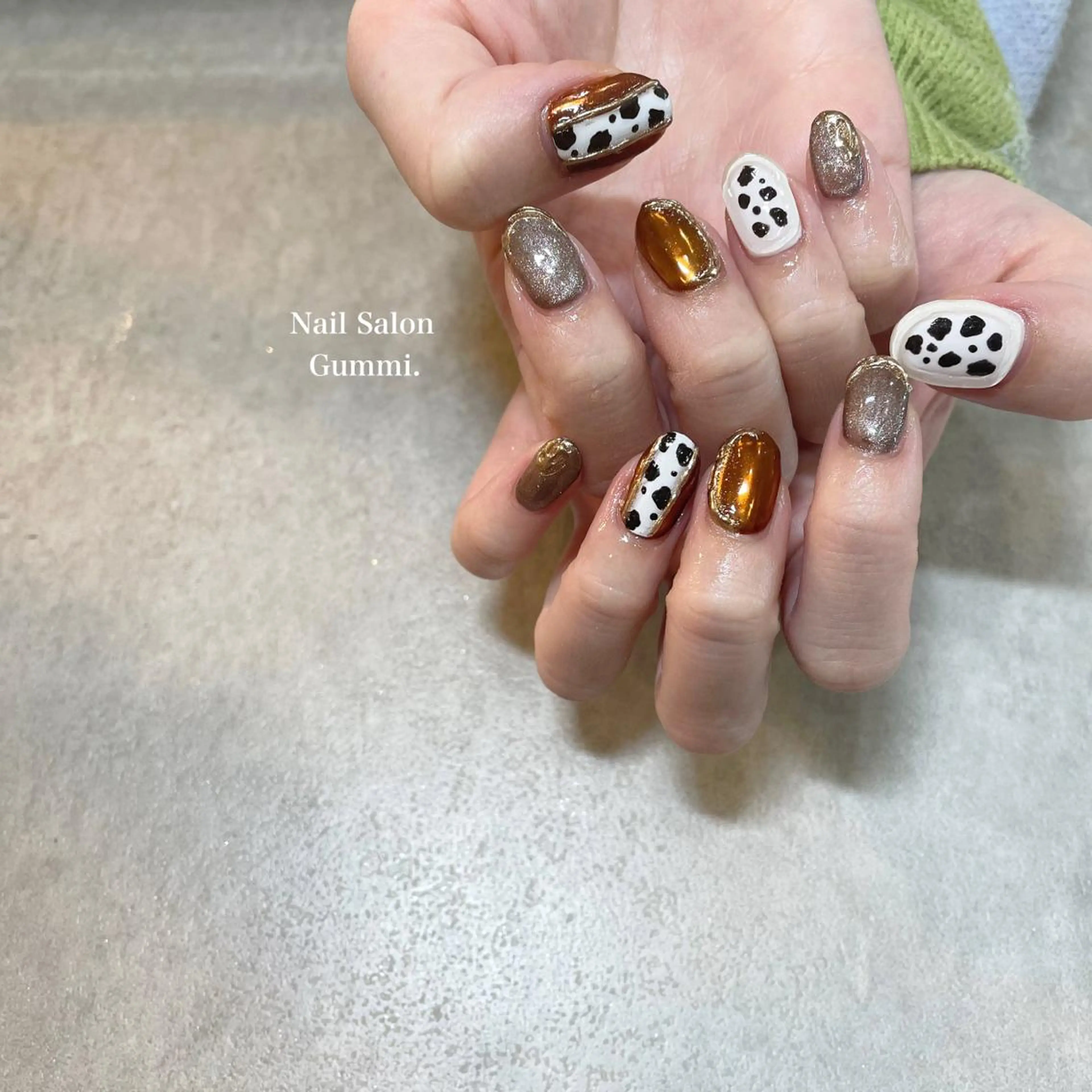 ネイル アニマル柄 Nail Salon Gummi.のネイルデザイン