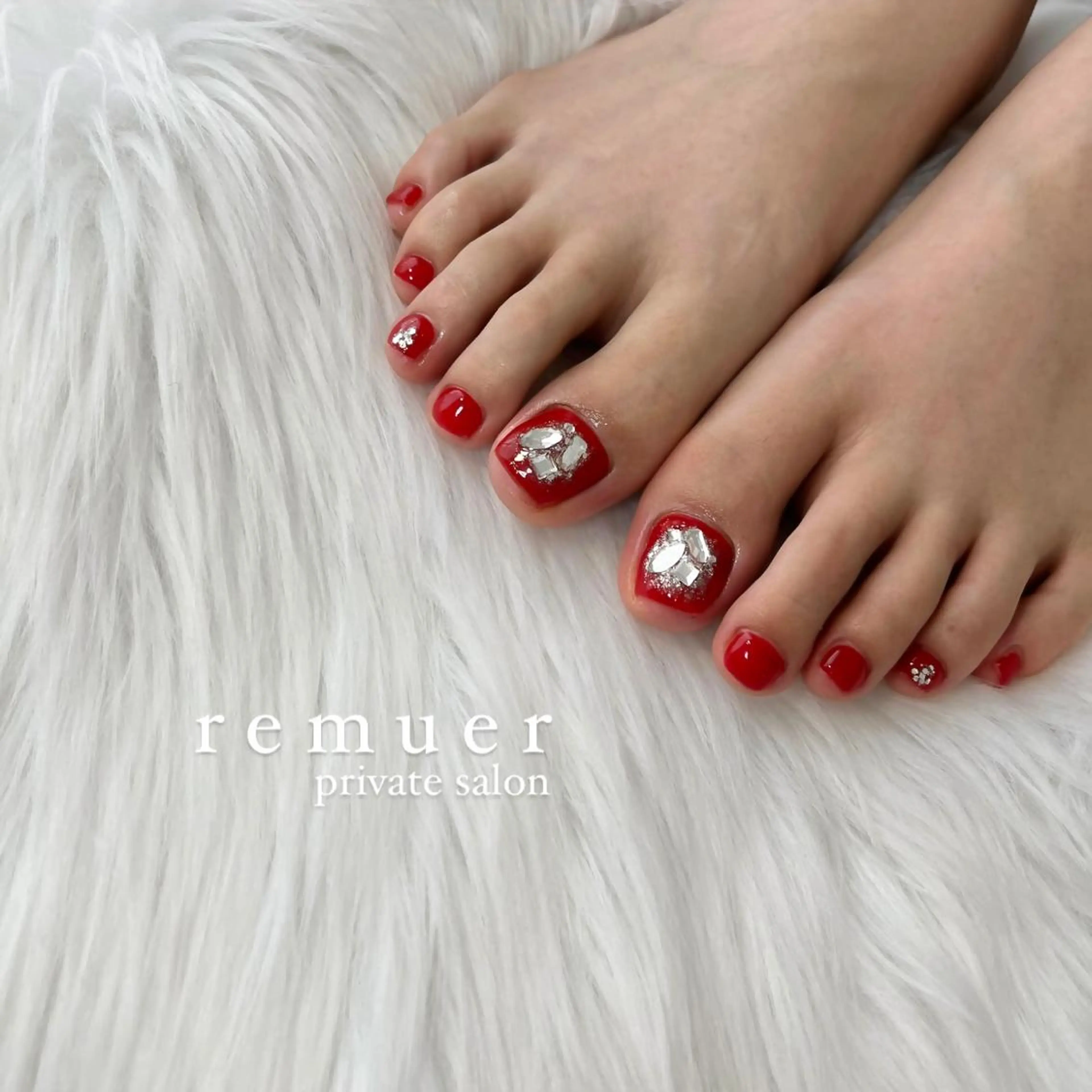 ネイル フットネイル nail salon remuerのネイルデザイン