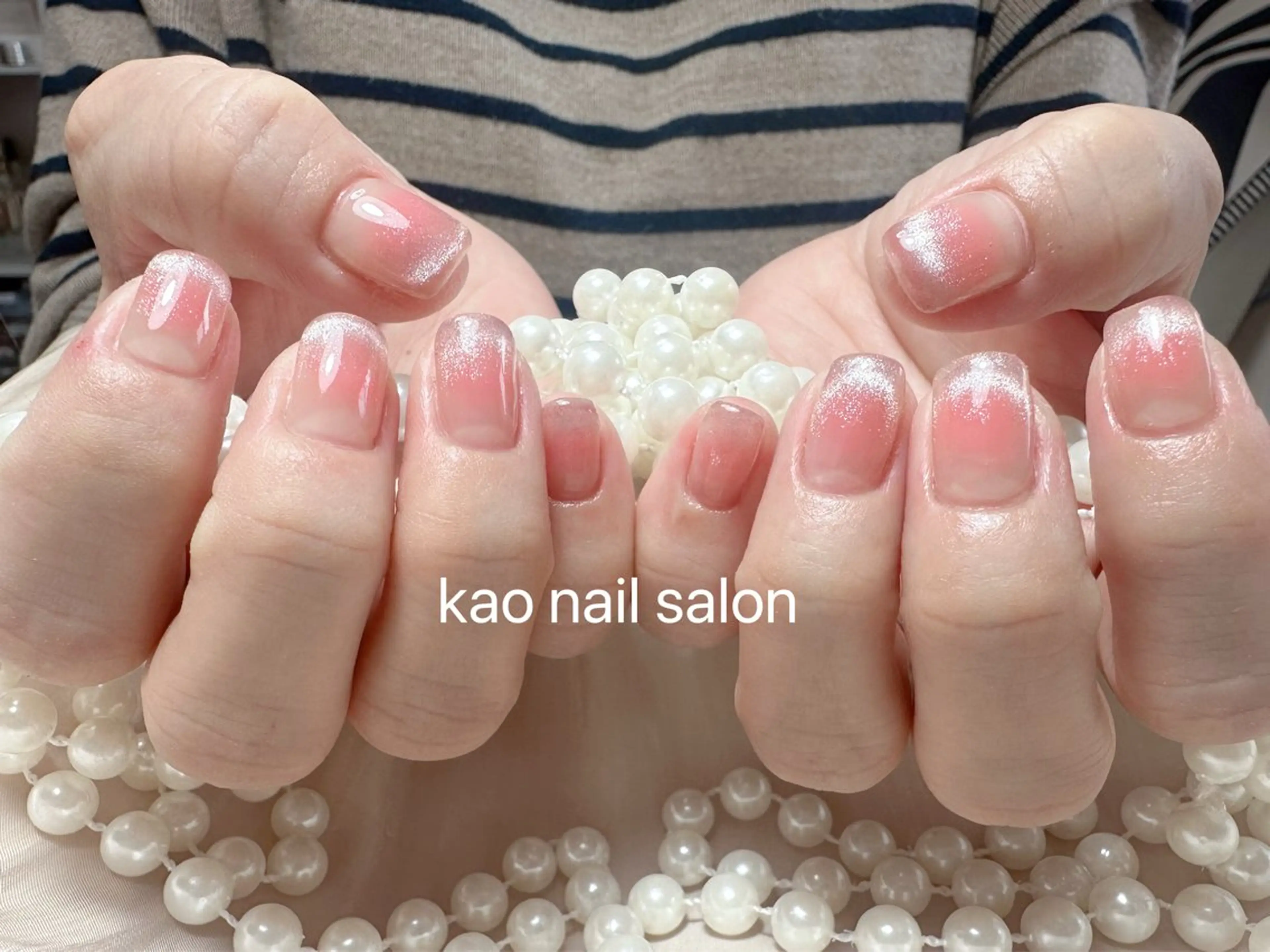 ネイル kao nail マグネット/長さだしのネイルデザイン