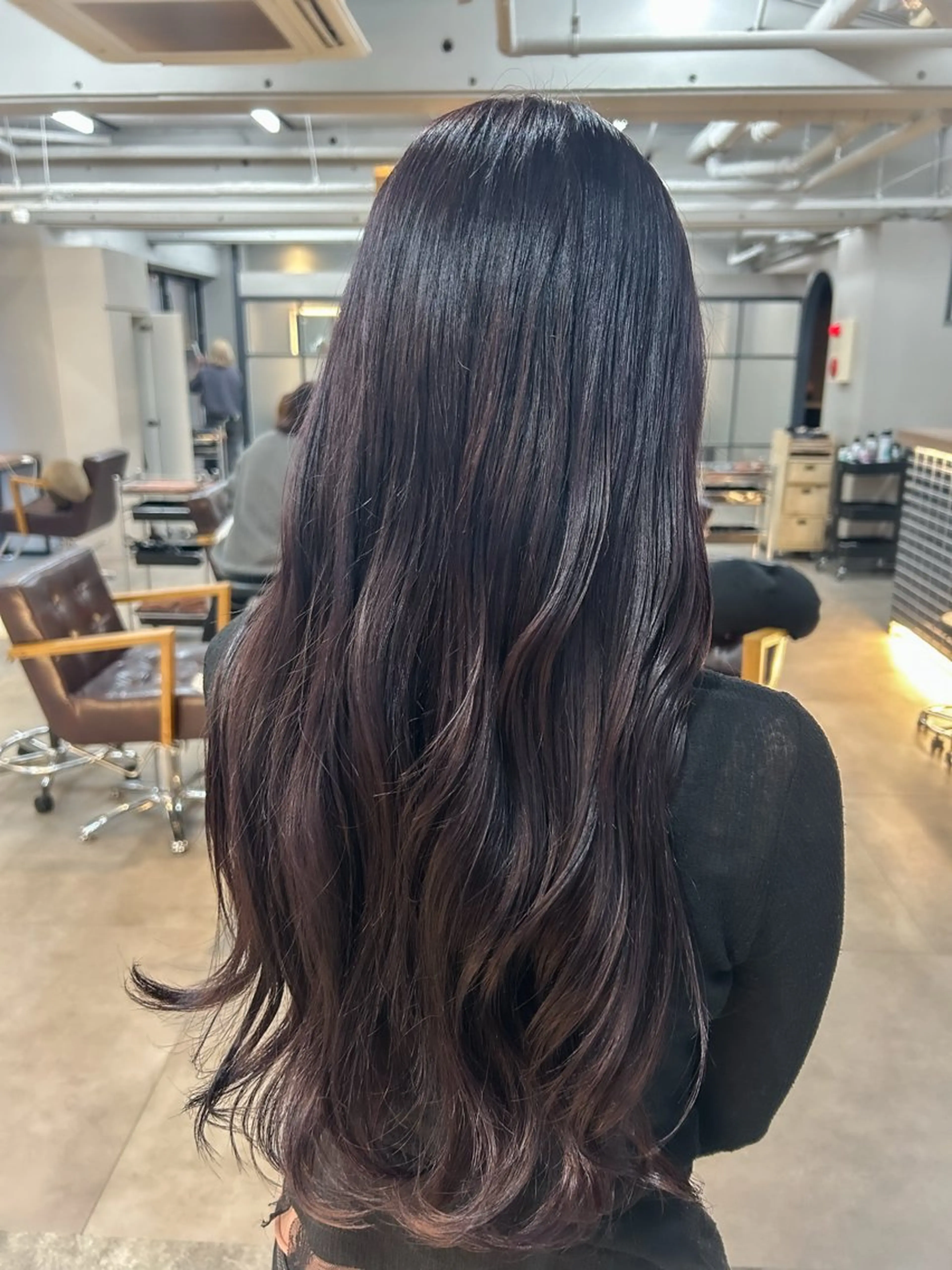 ロング カラー ブリーチ 透明感カラー ラベンダーカラー ピンクカラー ピンクラベンダー レイヤー/ハイトーン 艶感/ririkaのヘアスタイル