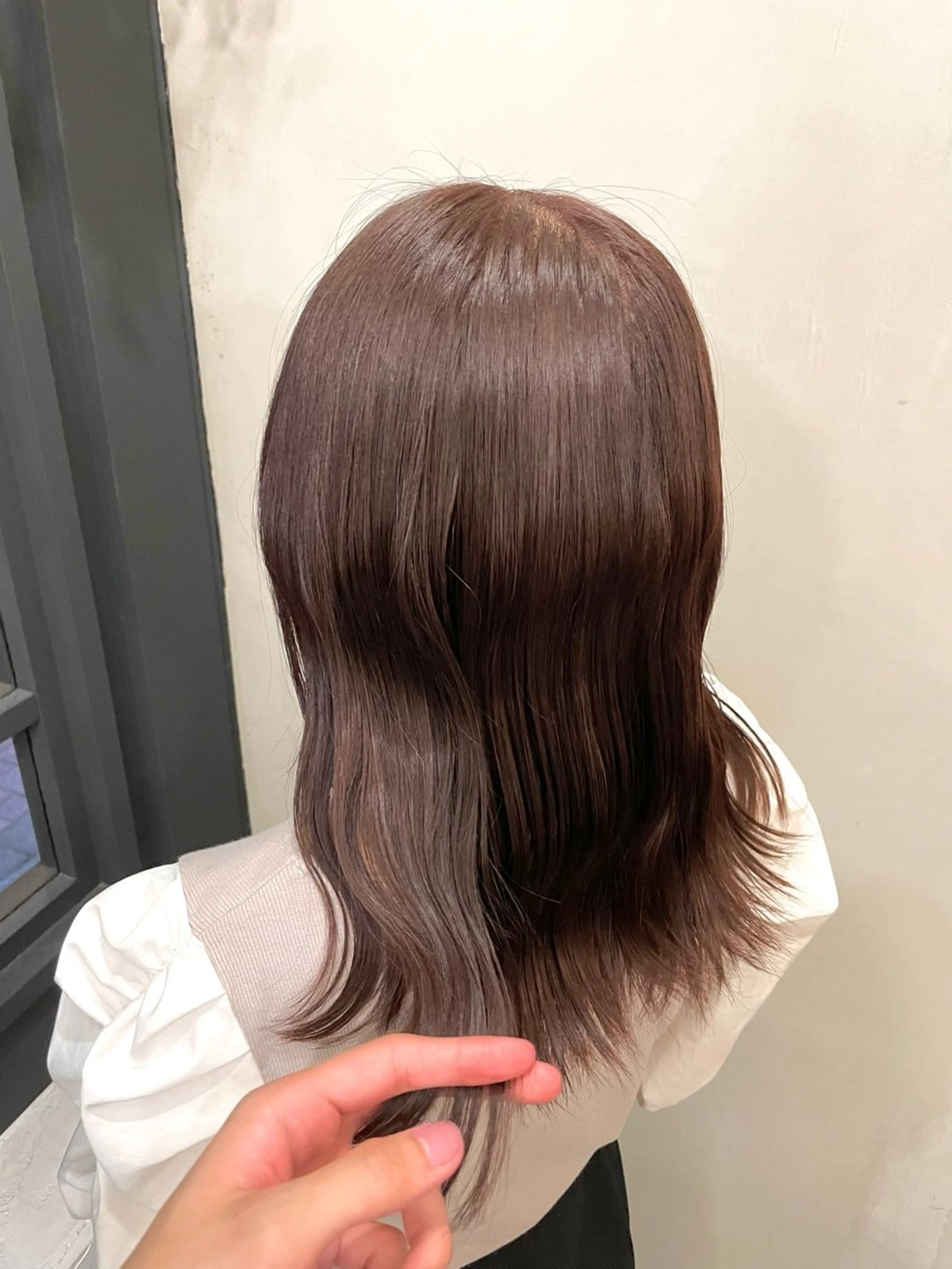 セミロング カラー ブラウンカラー ✨レディースカット モデル募集✨イブキのヘアスタイル