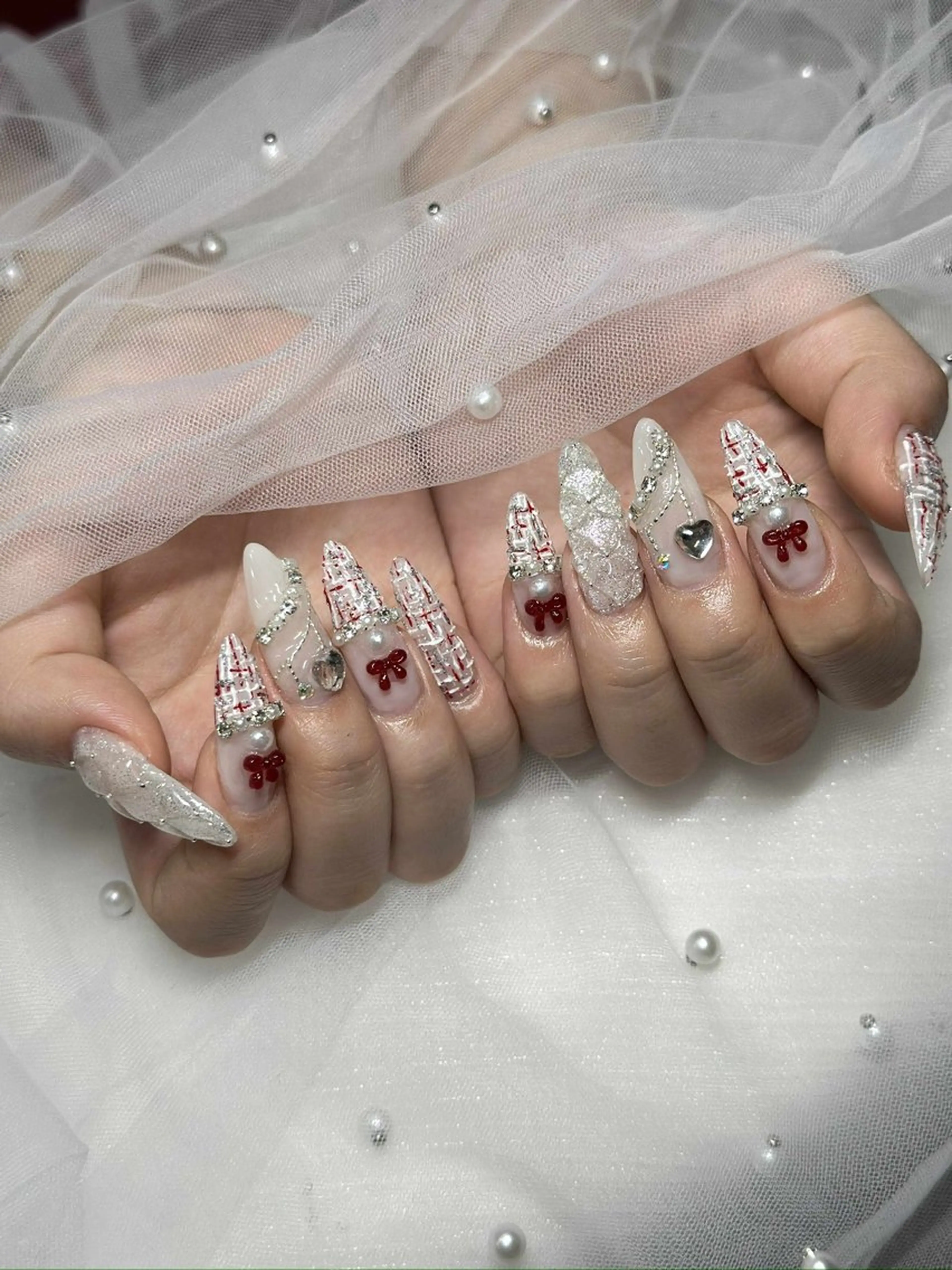 ネイル 🩷KaRin🩷 チップ長さ出し専門のネイルデザイン