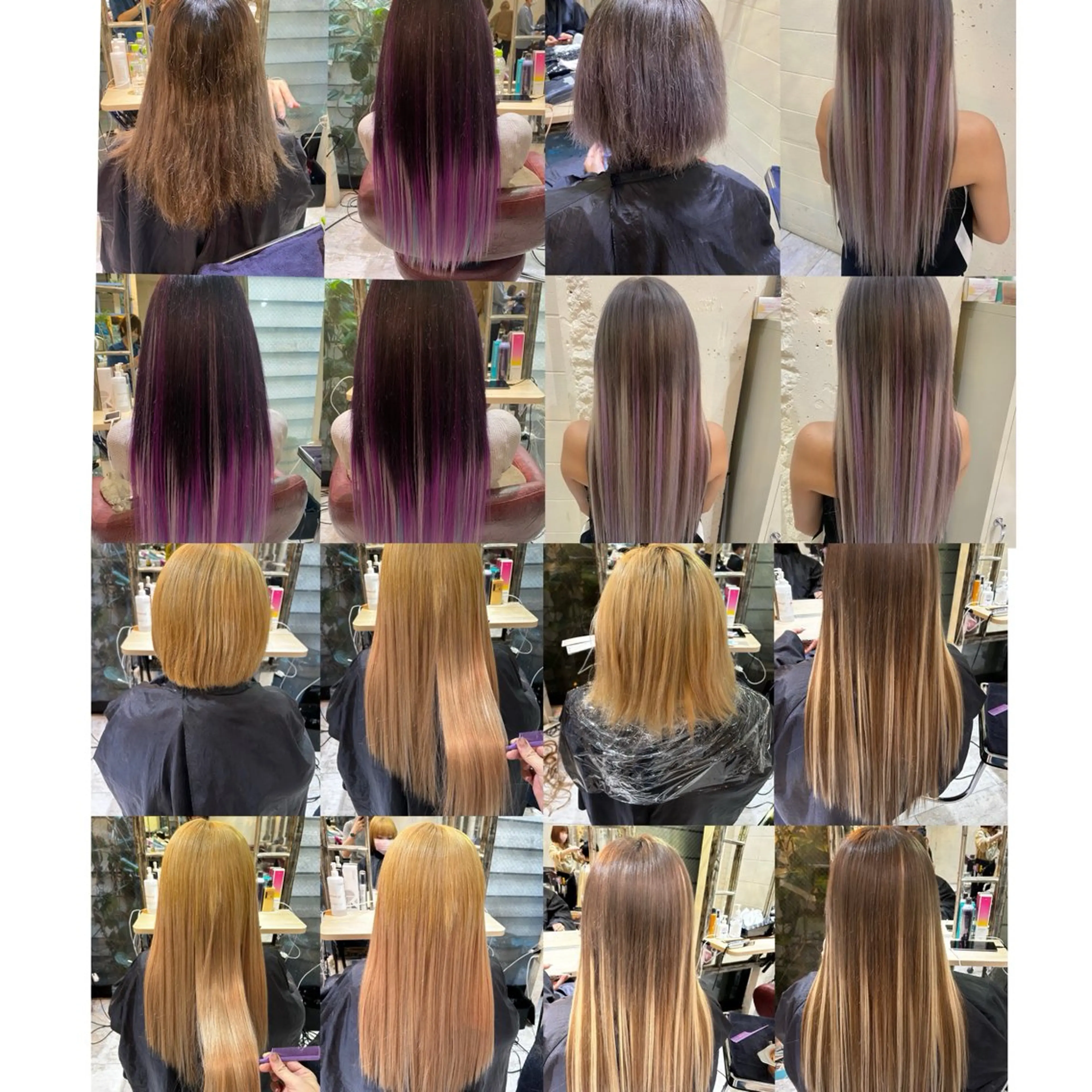 ロング カラー ‼️最新ハネエクステ 原宿のヘアスタイル