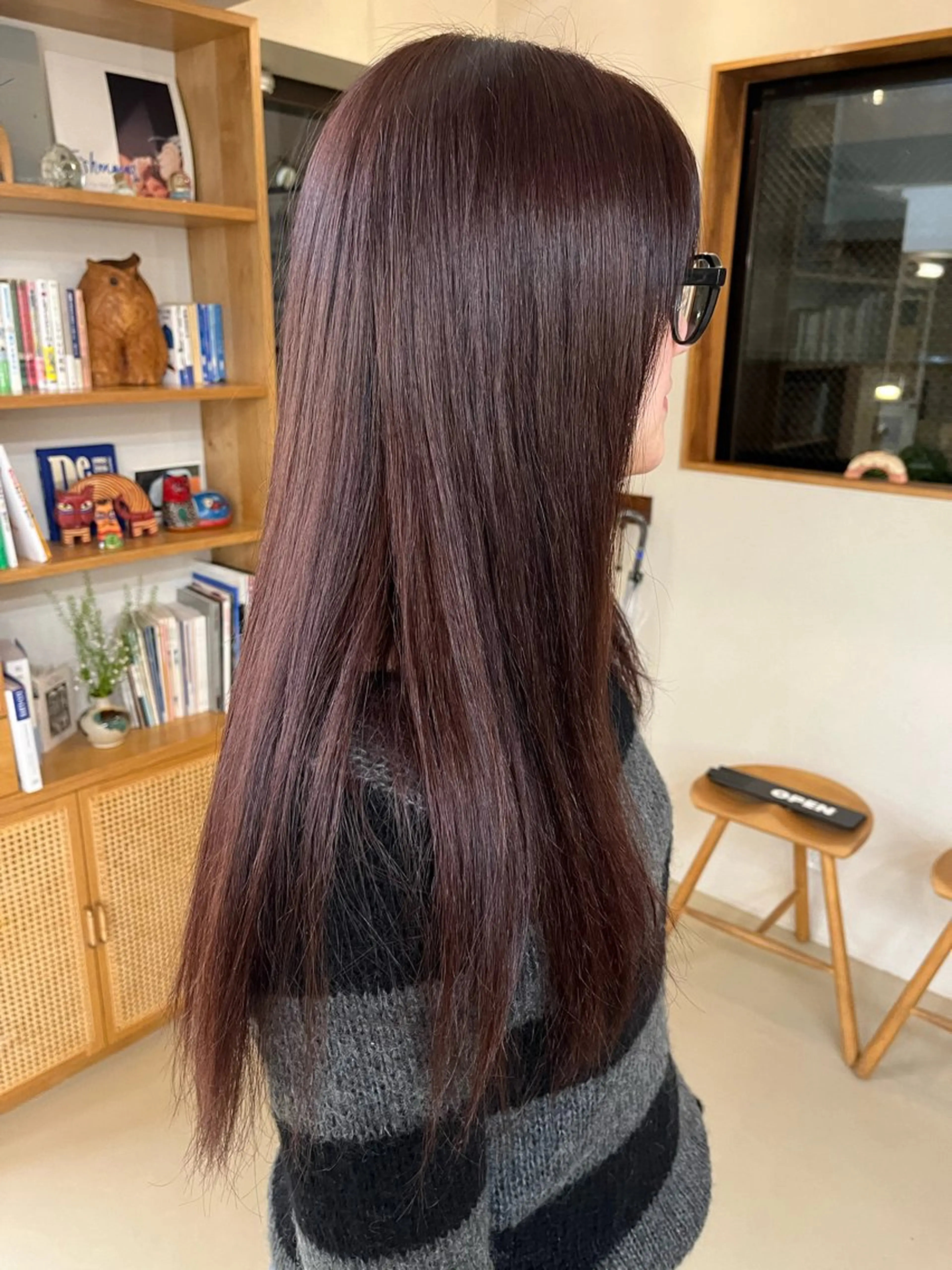 ロング カラー 宇野澤 銘のヘアスタイル