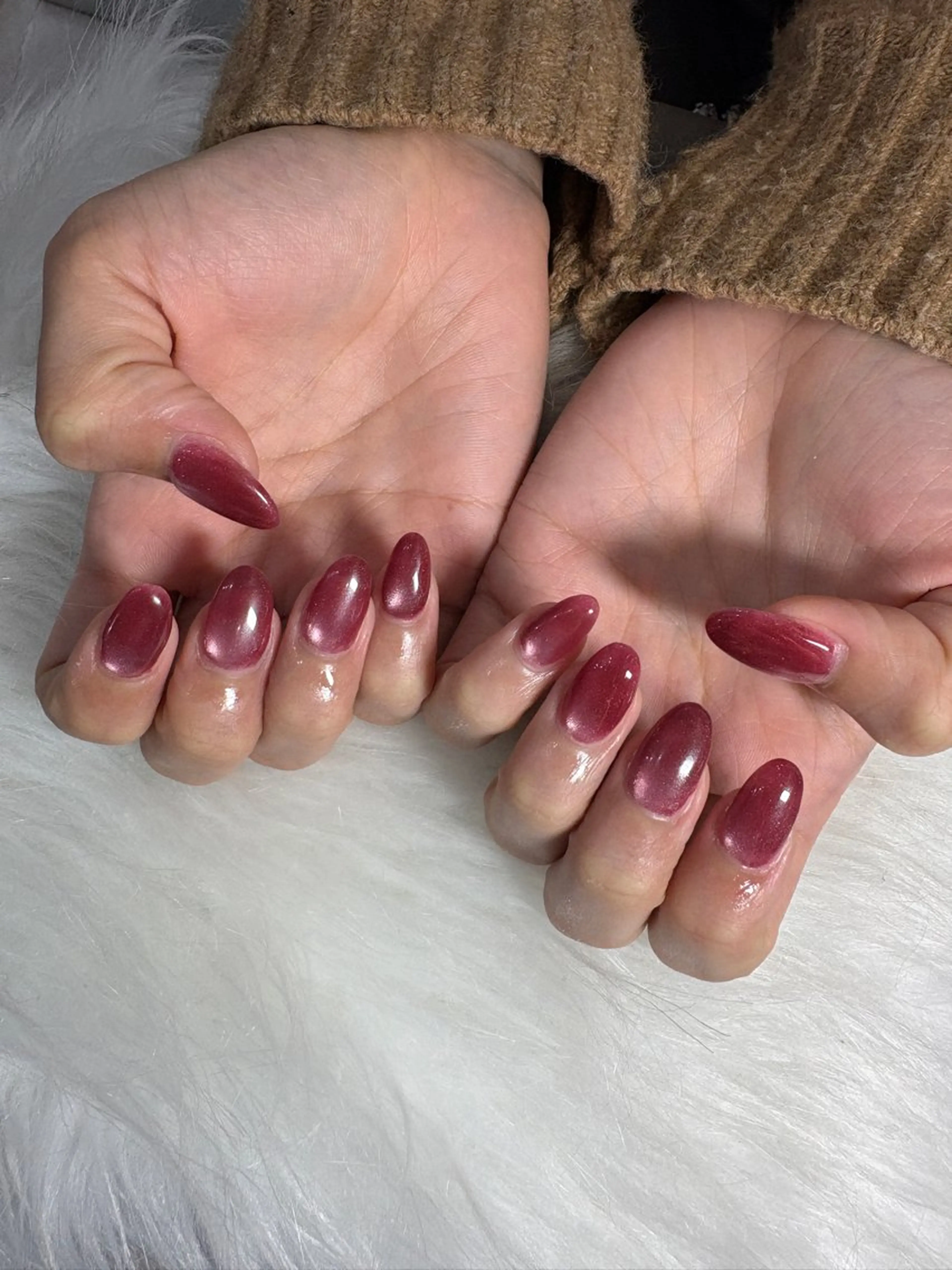 ネイル フットネイル マグネットネイル ビー玉ネイル LAVISH manaのネイルデザイン