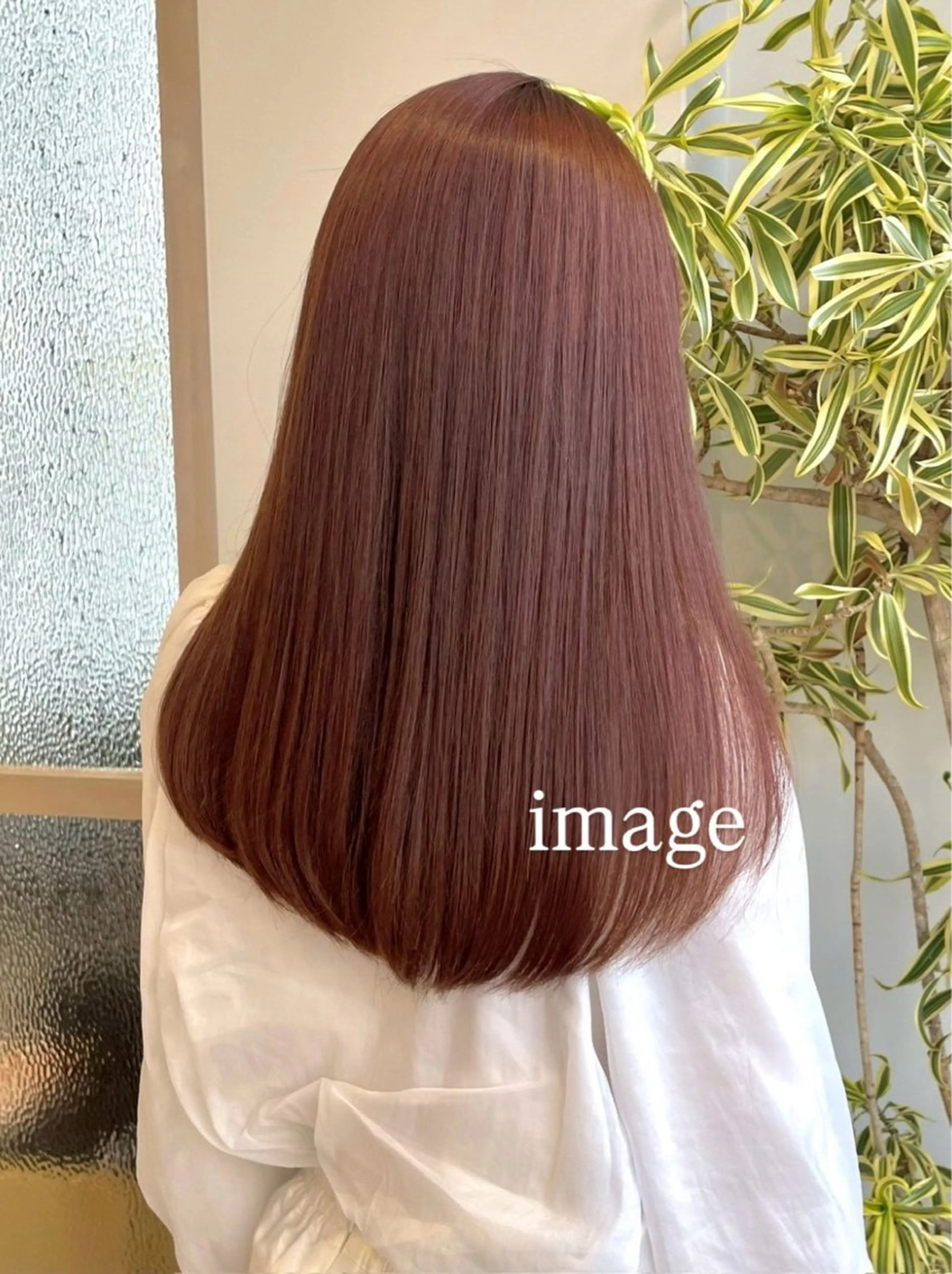 ロング カラー ヘアカラー トリートメント 𝜗𝜚cocoro 韓国𝜗𝜚のヘアスタイル