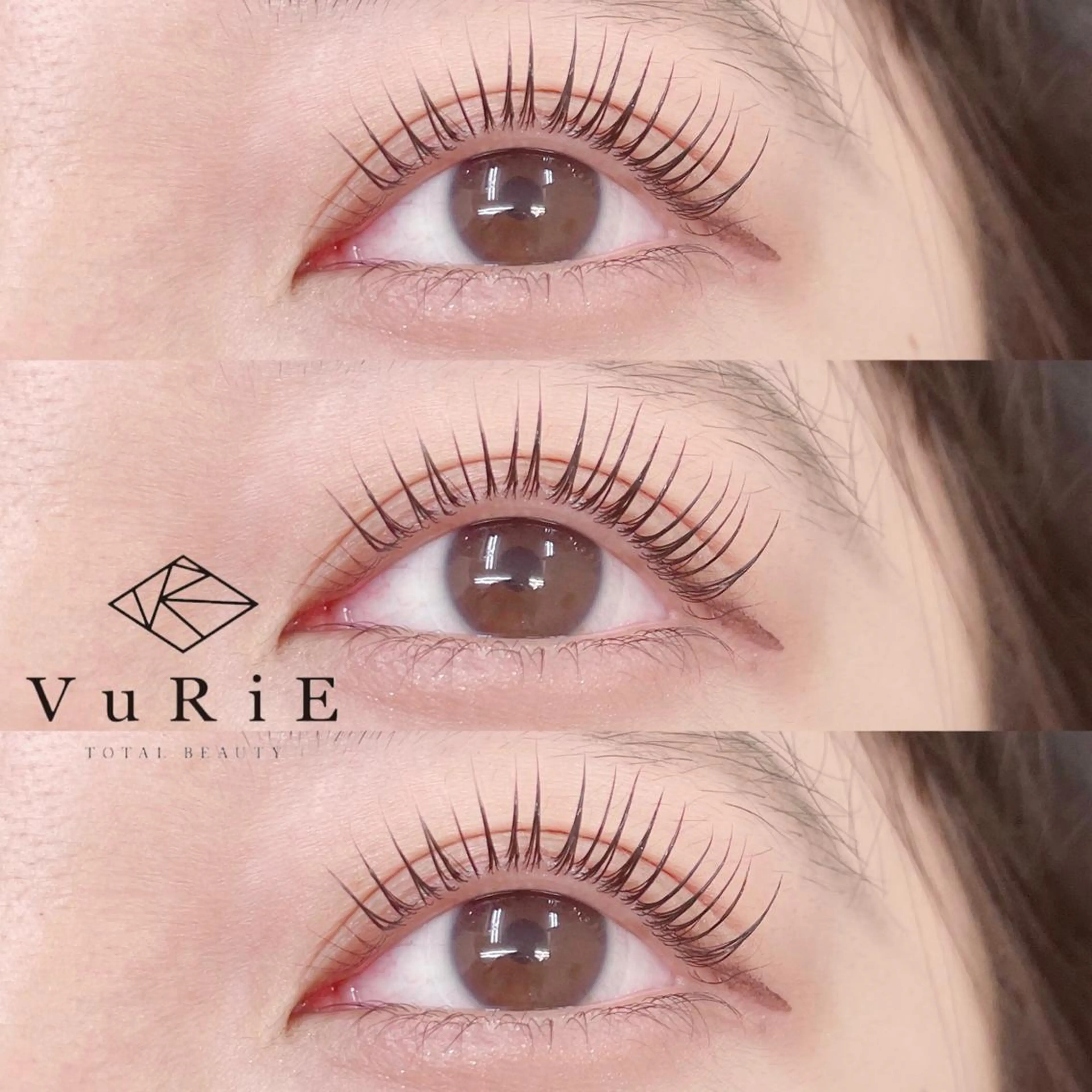 マツエク・マツパ 一重×まつ毛パーマ 💜VuRiE立川 AYANO🐆💜のマツエク・マツパデザイン