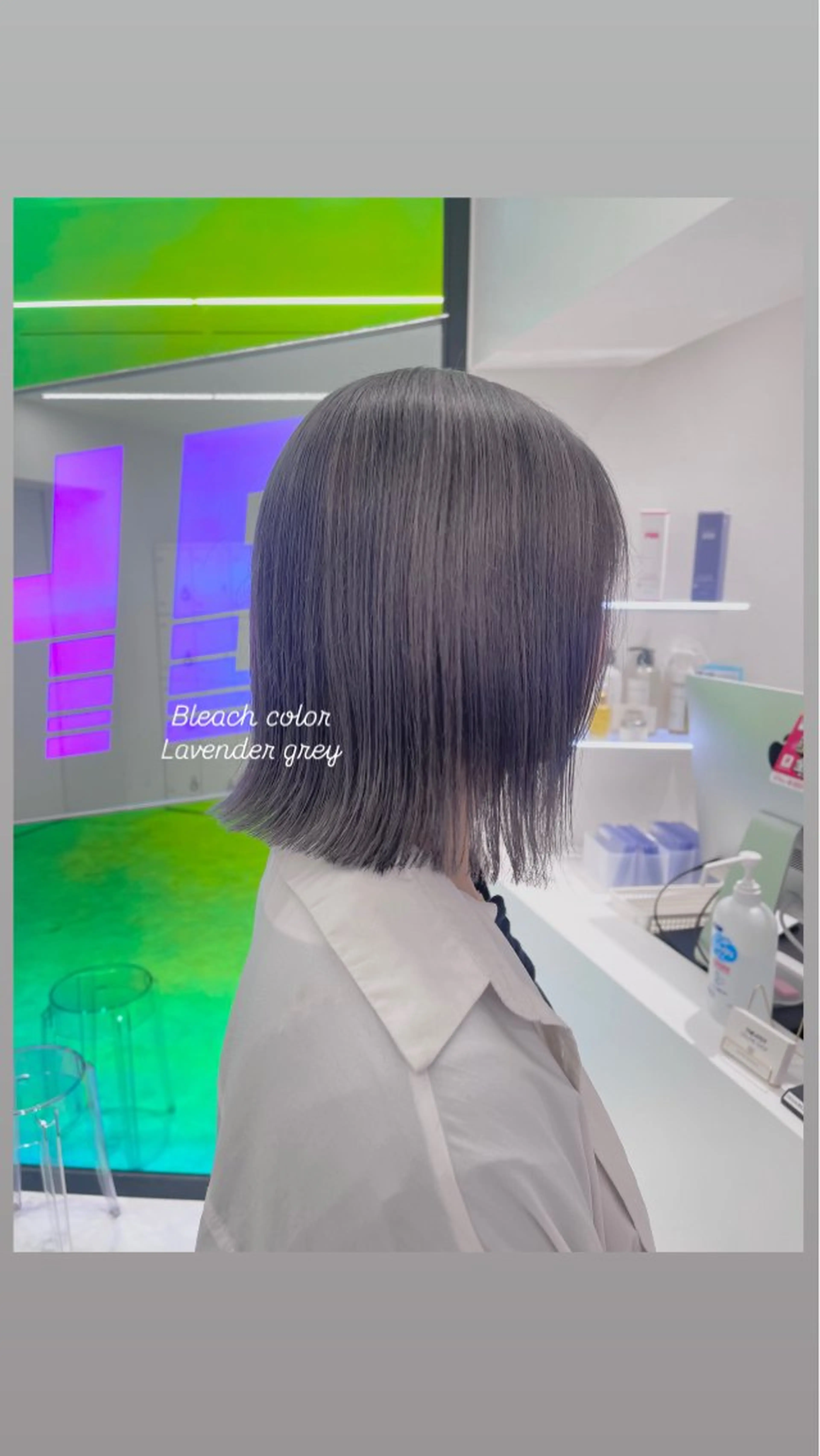 ミディアム カラー ヘアカラー 🤍💕ブリーチカラ ーAyaka💕🤍のヘアスタイル