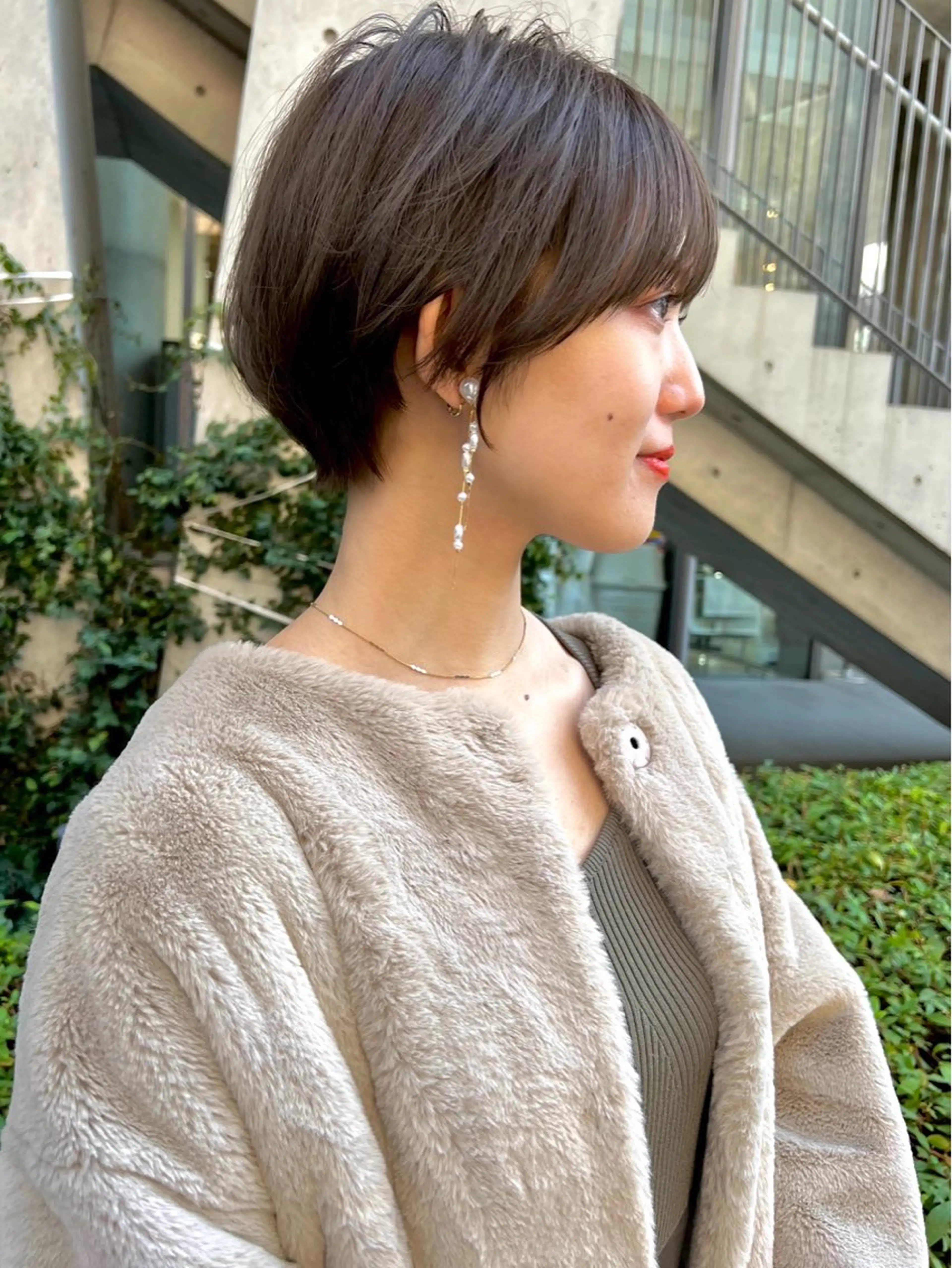 ショート 田中 優菜のヘアスタイル