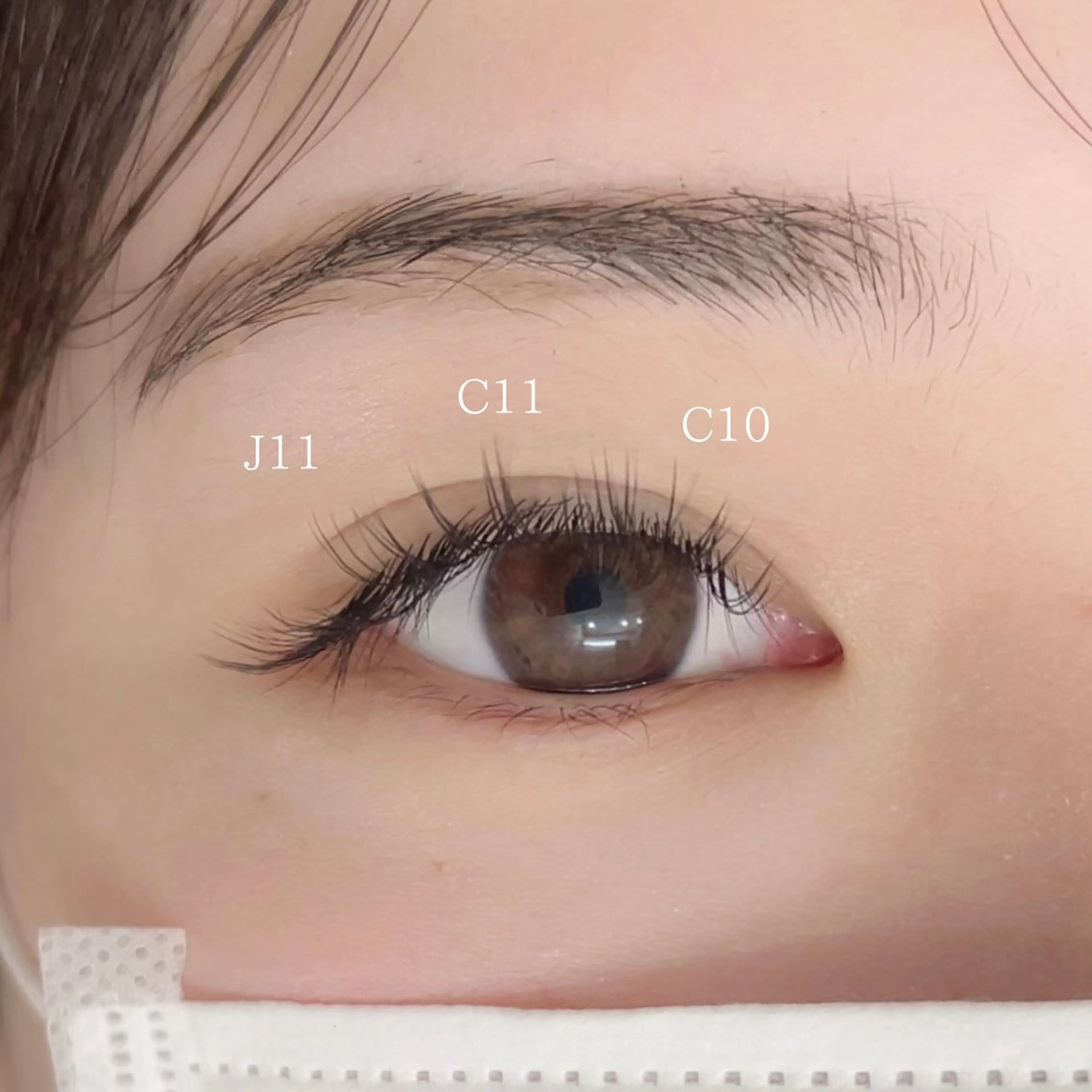 マツエク・マツパ マツエク PROSOLrita 西風新都のマツエク・マツパデザイン