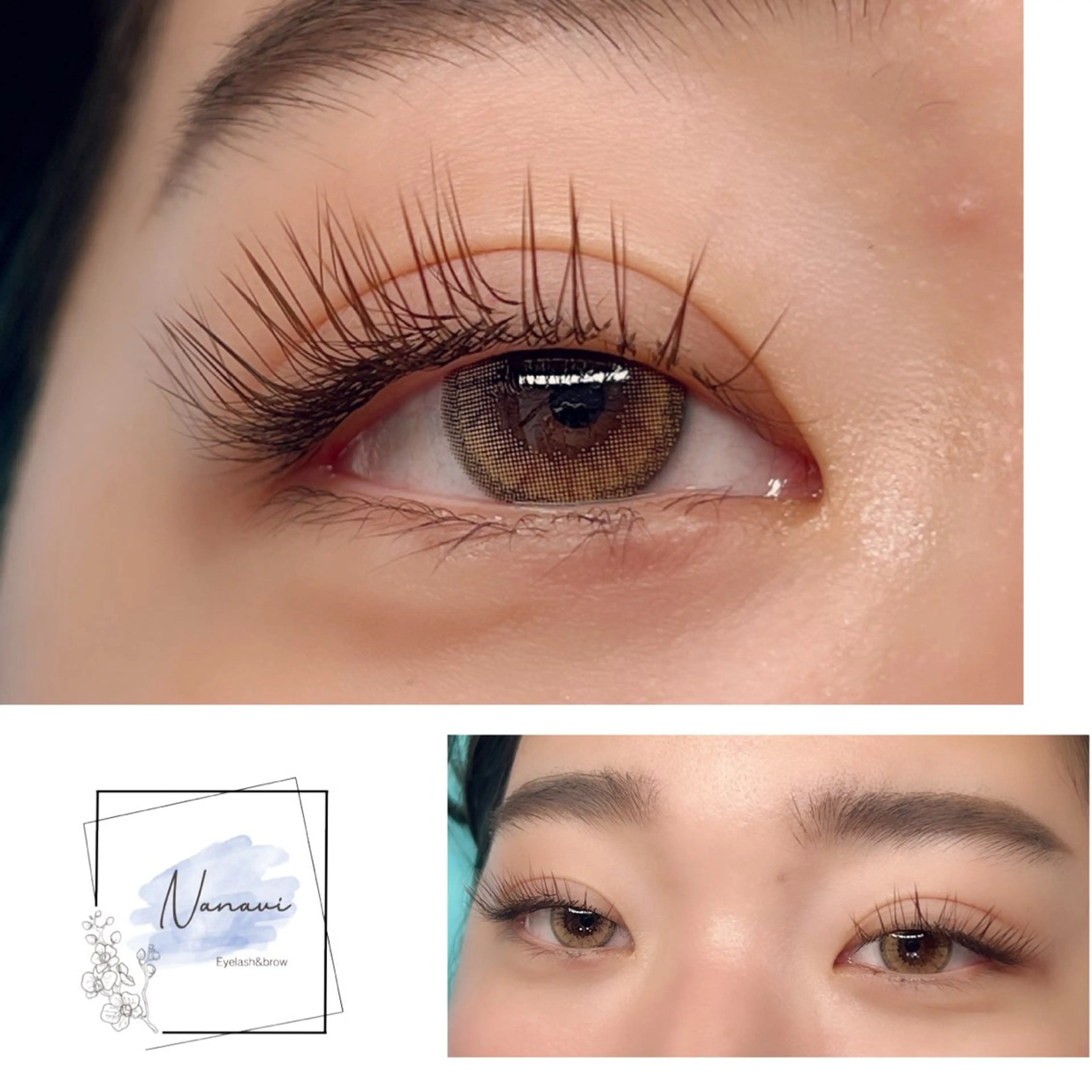 マツエク・マツパ マツエク Nanavi 鮎川のマツエク・マツパデザイン