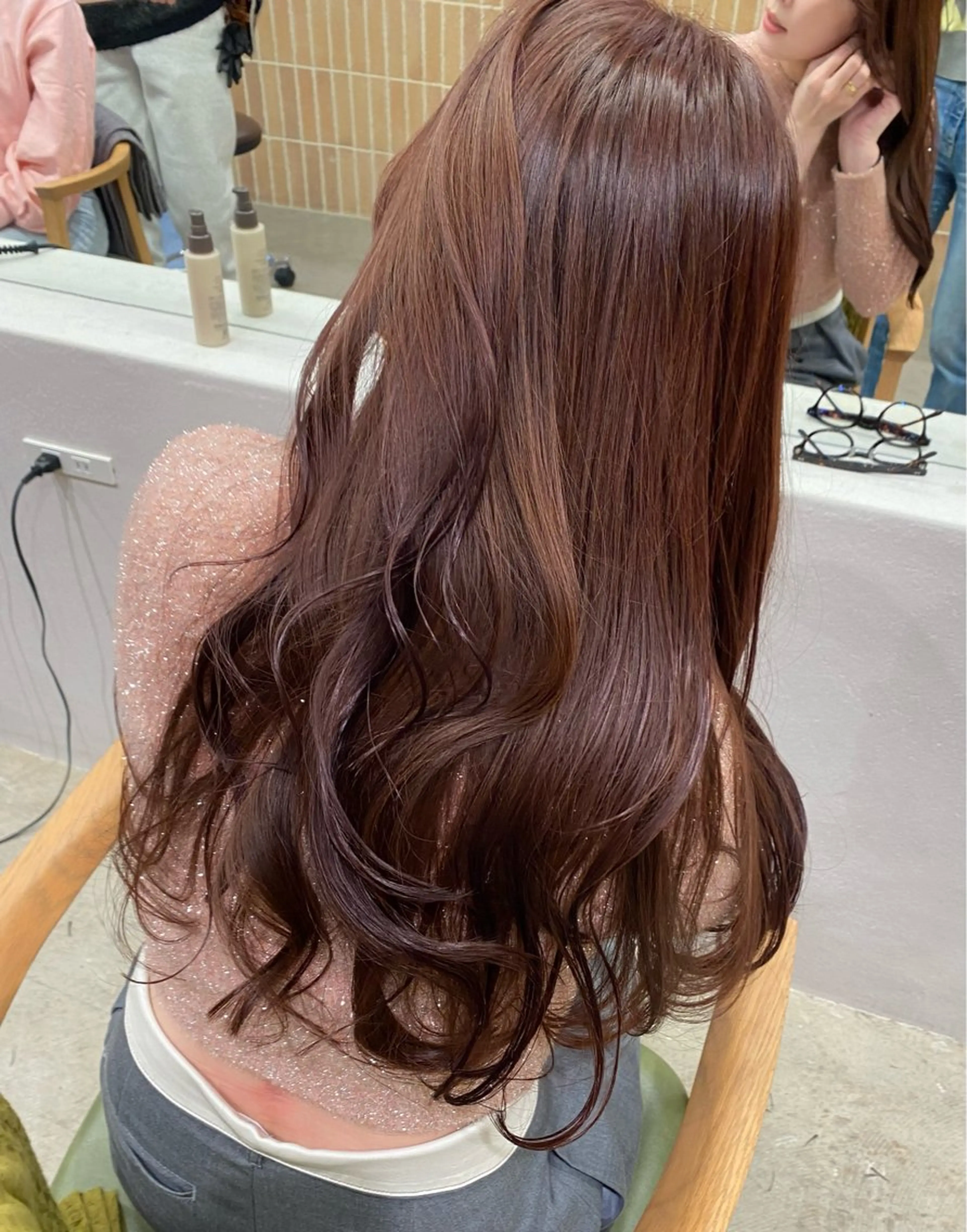 ロング カラー カット ヘアカラー トリートメント レイヤー/柔色 カラー/SAkiのヘアスタイル